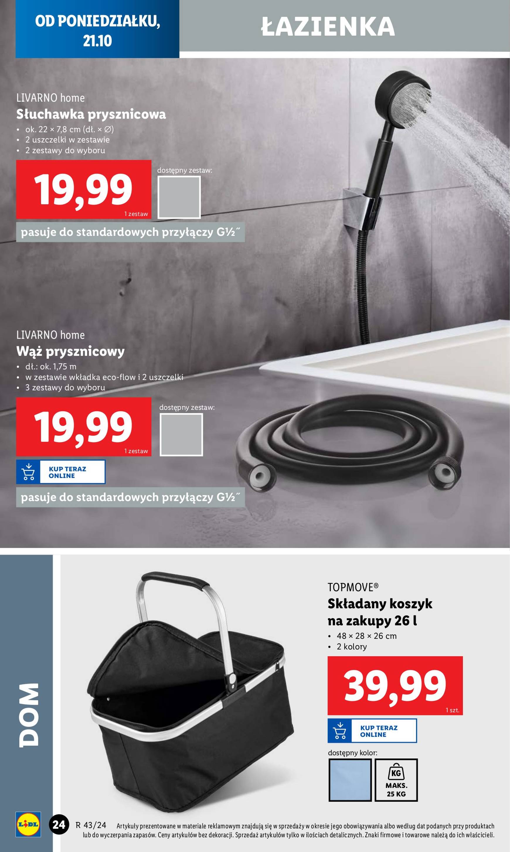 lidl - Lidl - Katalog Okazji gazetka ważna od 21.10. - 26.10. - page: 24