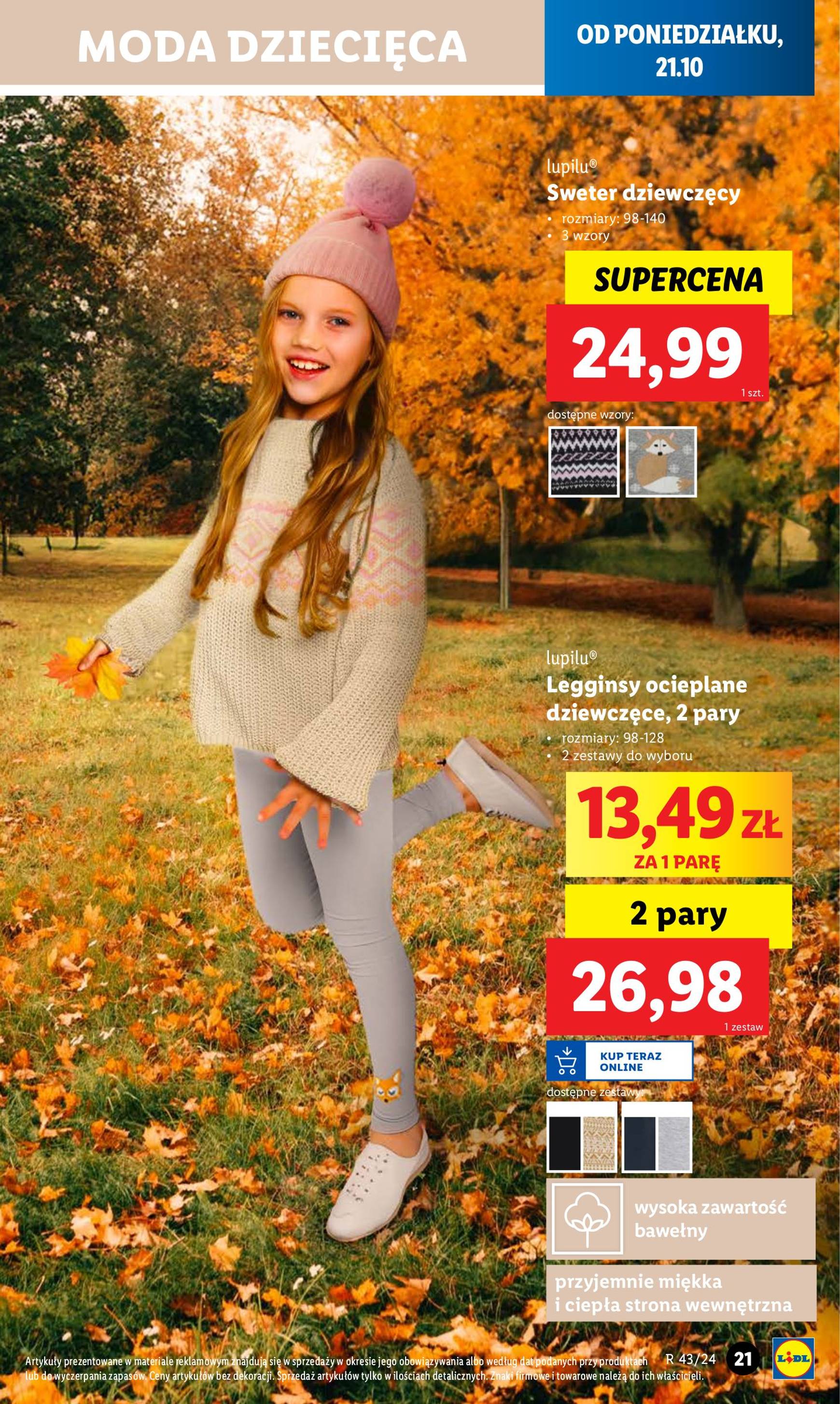 lidl - Lidl - Katalog Okazji gazetka ważna od 21.10. - 26.10. - page: 21