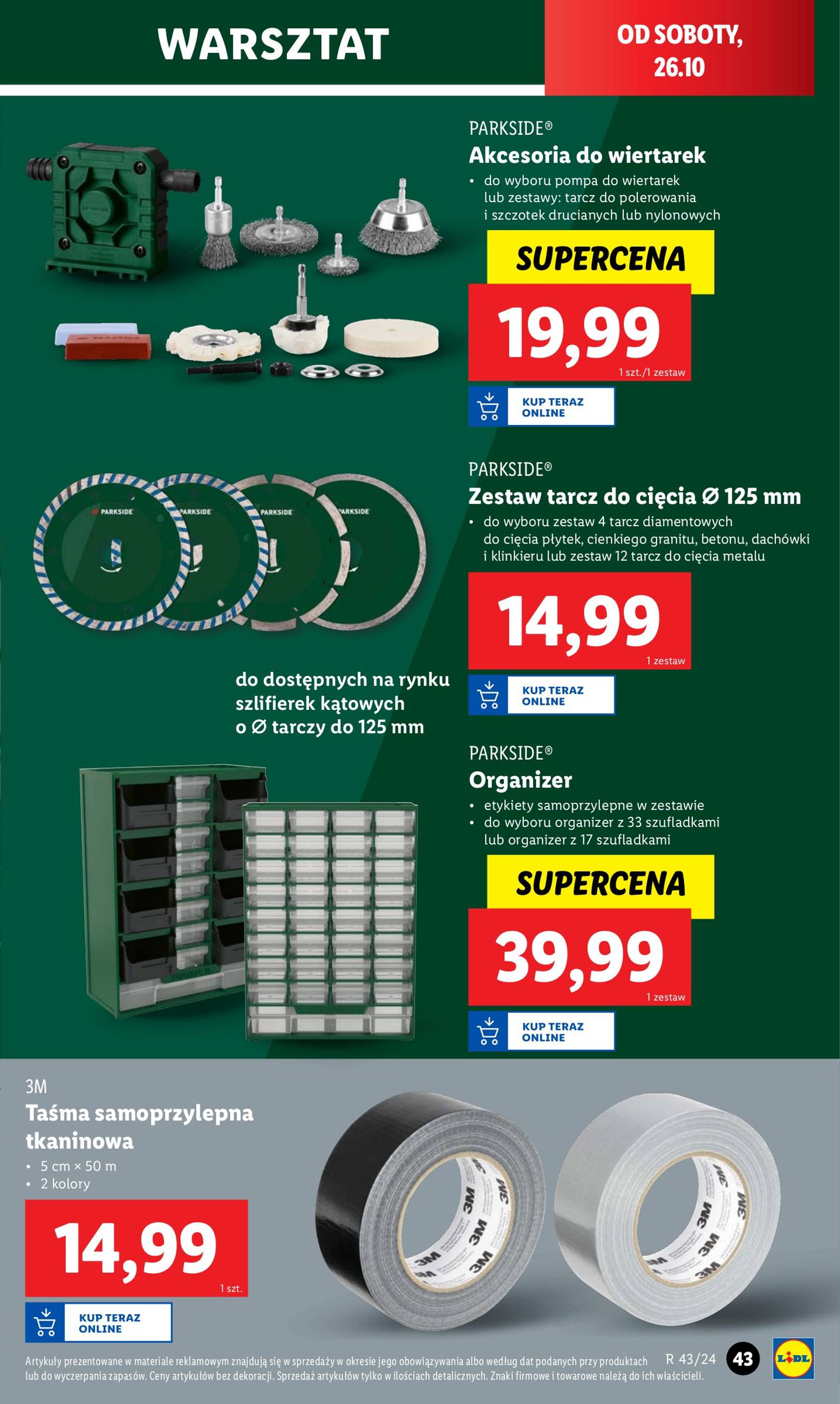 lidl - Lidl - Katalog Okazji gazetka ważna od 21.10. - 26.10. - page: 45