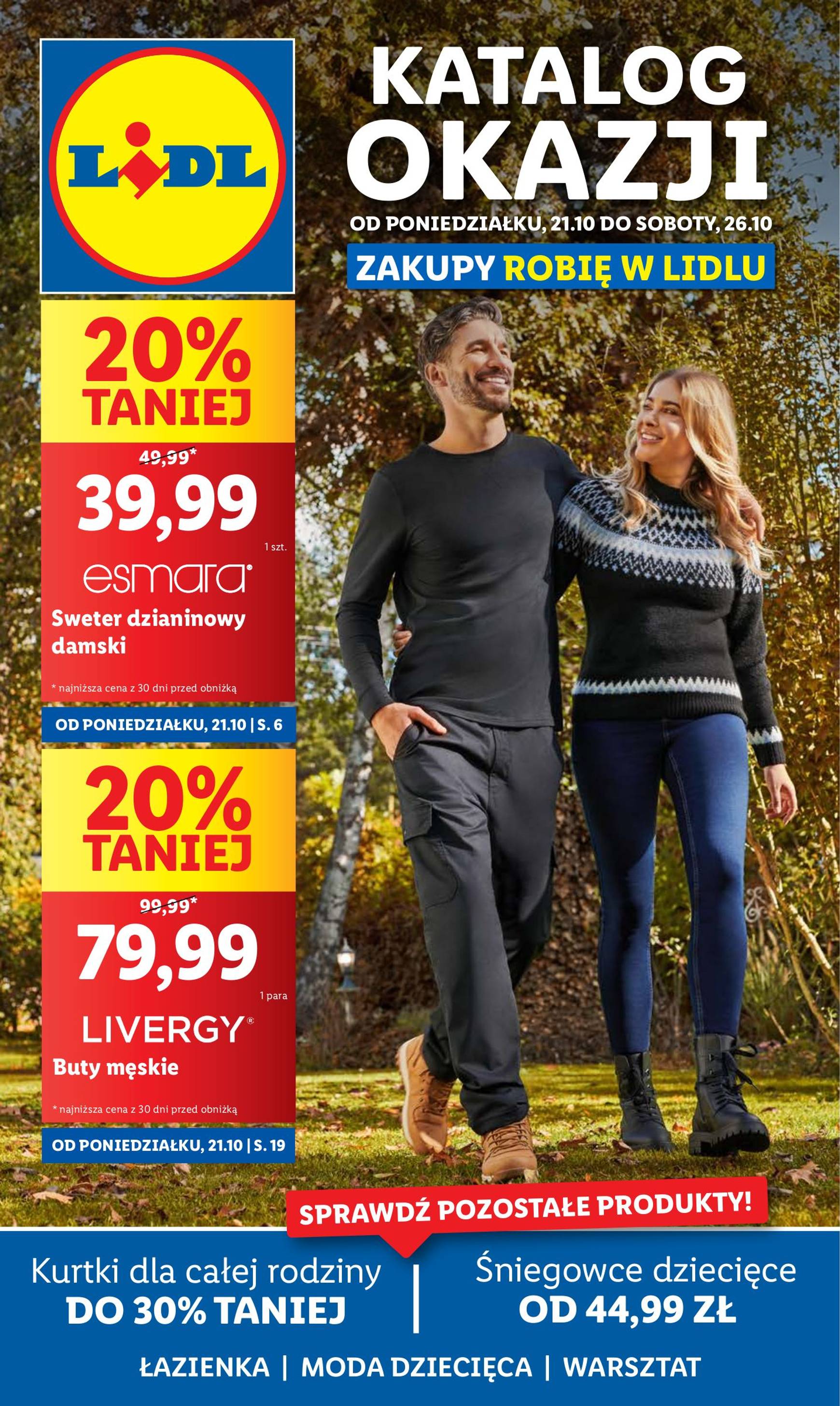 lidl - Lidl - Katalog Okazji gazetka ważna od 21.10. - 26.10.