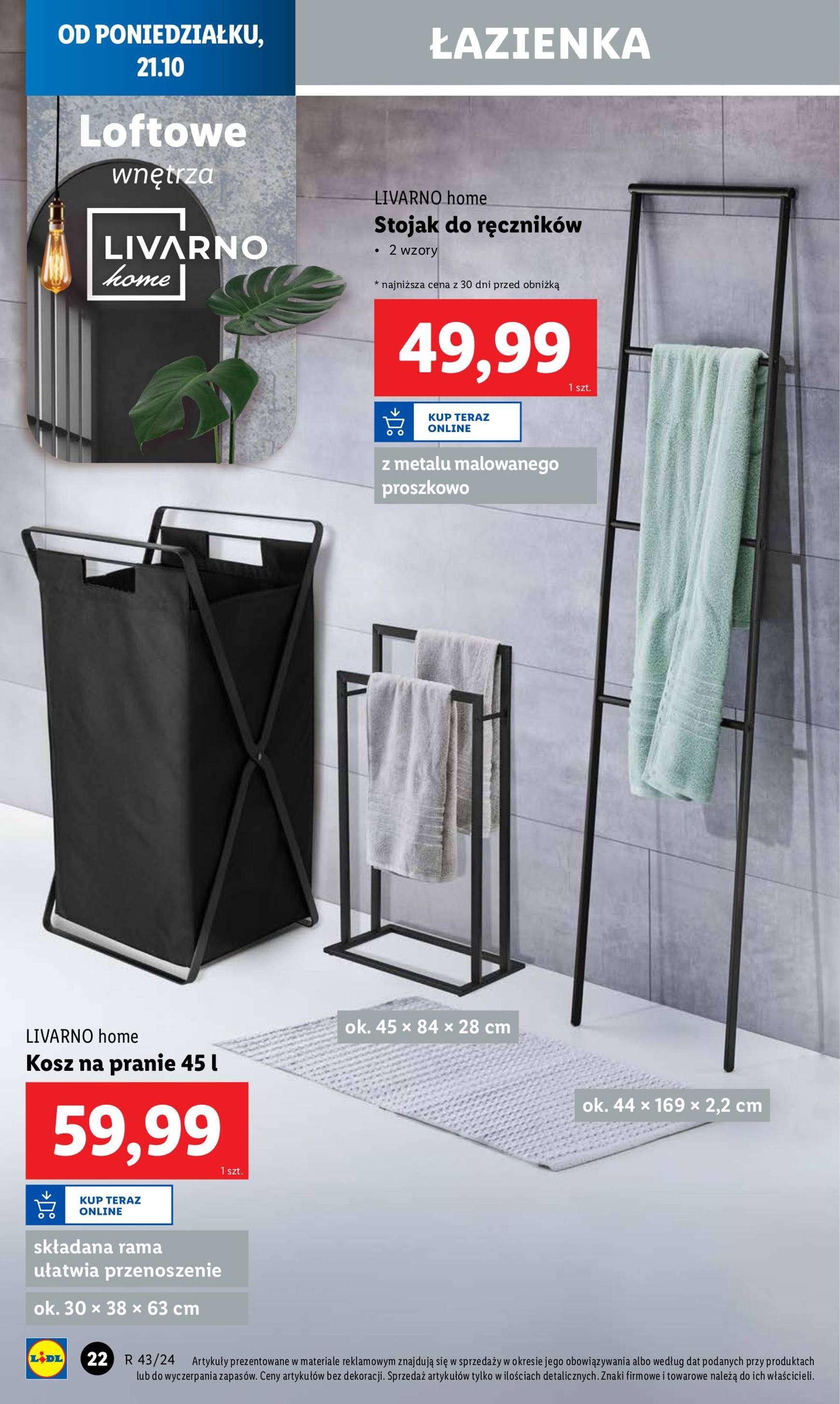 lidl - Lidl - Katalog Okazji gazetka ważna od 21.10. - 26.10. - page: 22