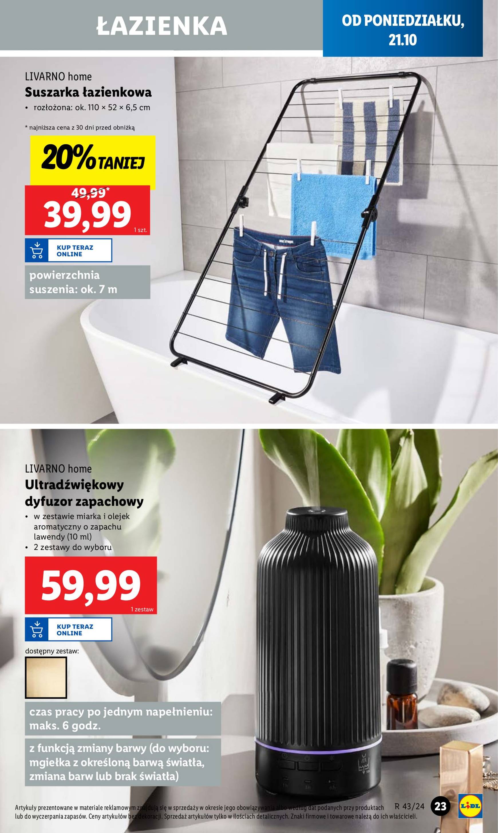 lidl - Lidl - Katalog Okazji gazetka ważna od 21.10. - 26.10. - page: 23