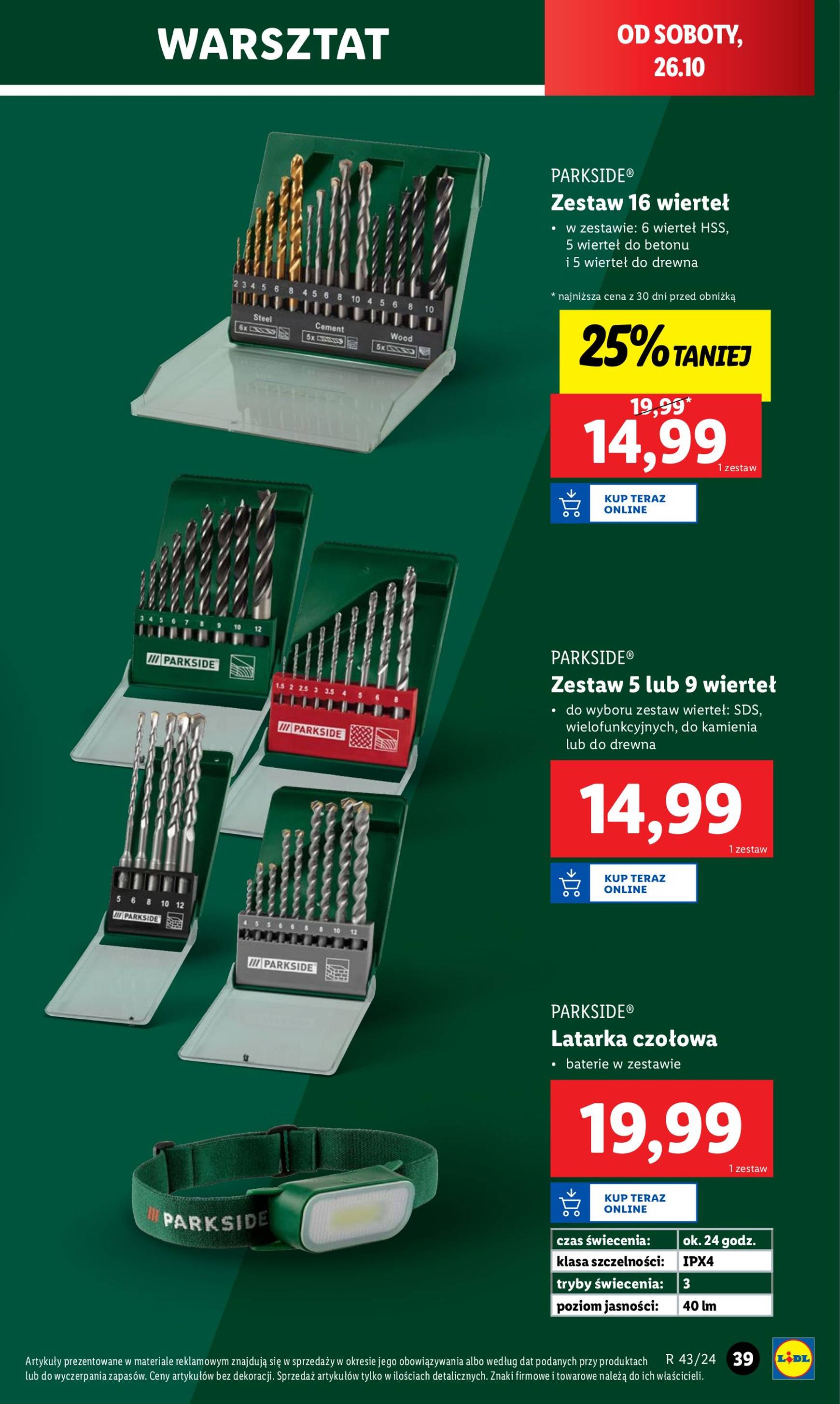 lidl - Lidl - Katalog Okazji gazetka ważna od 21.10. - 26.10. - page: 41