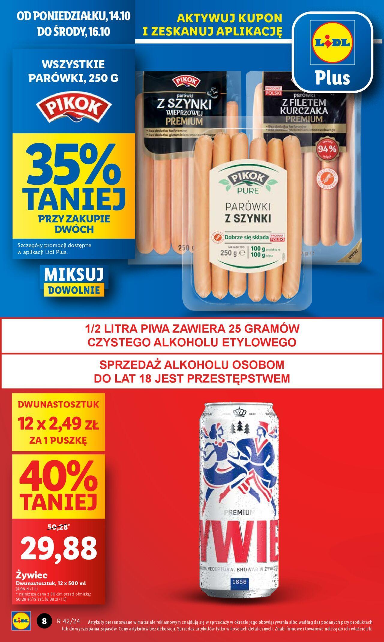 lidl - LIDL gazetka 14.10.2024 - 16.10.2024 - page: 8