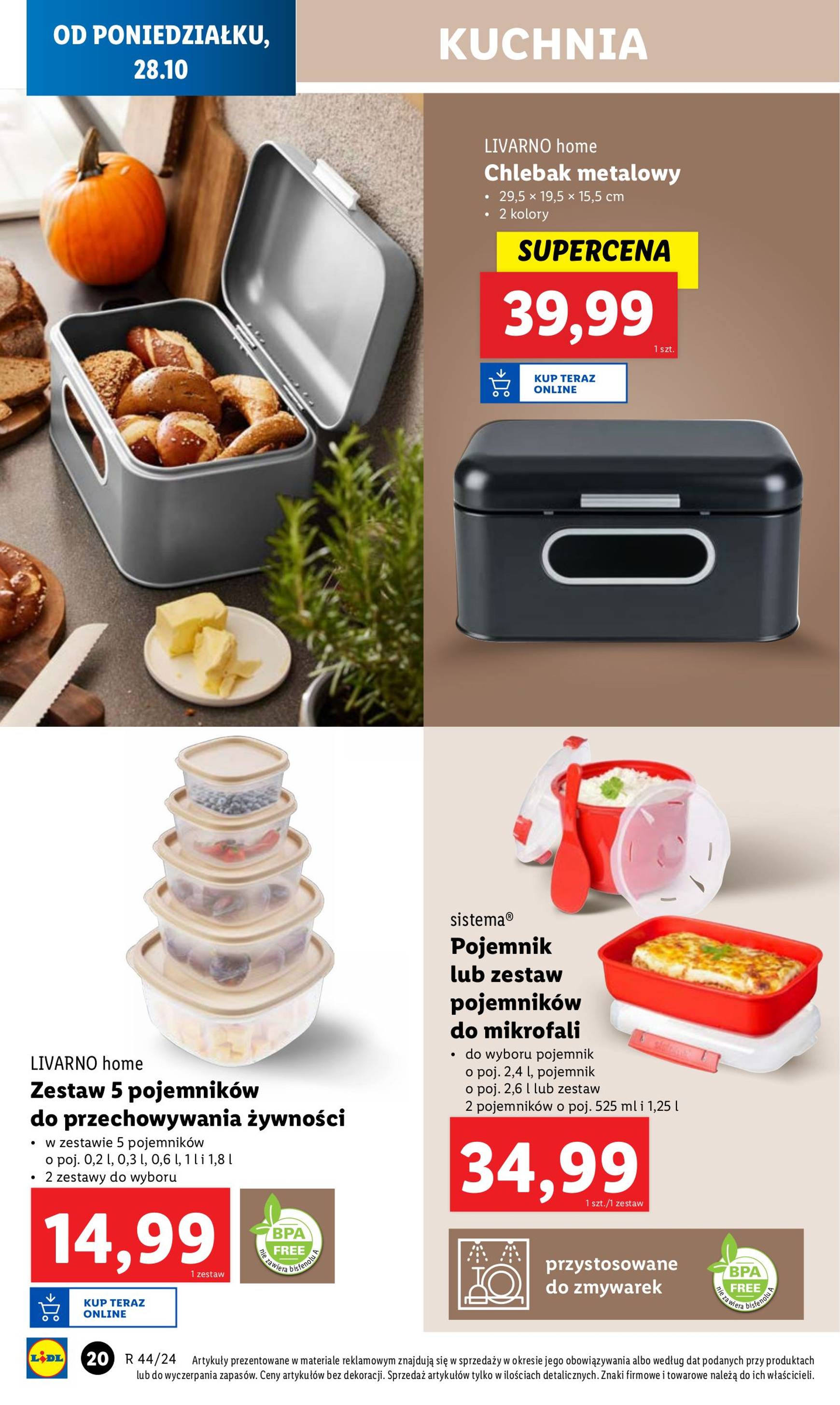 lidl - Lidl - Katalog Okazji gazetka ważna od 28.10. - 02.11. - page: 22