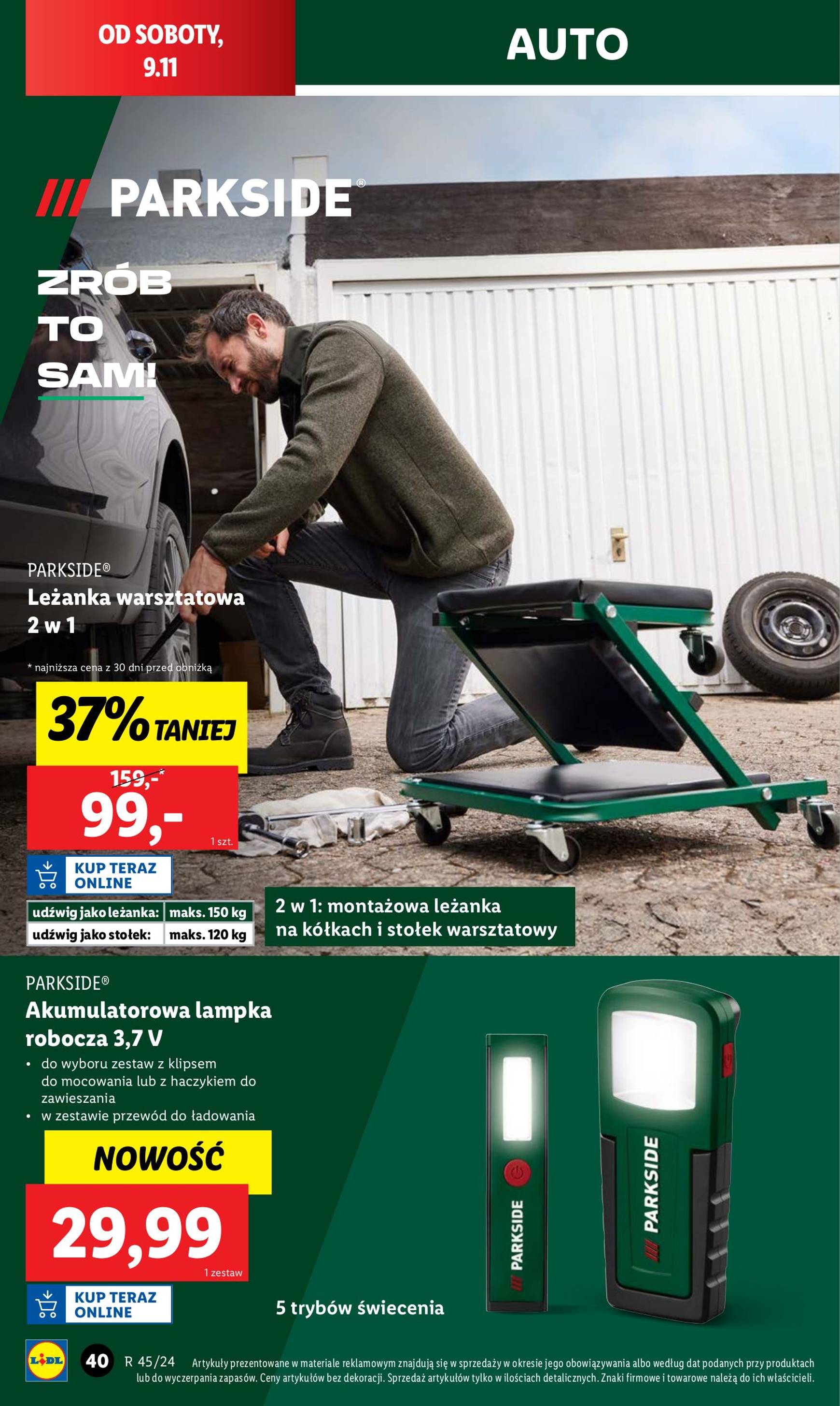 lidl - Lidl - Katalog Okazji gazetka ważna od 04.11. - 09.11. - page: 44