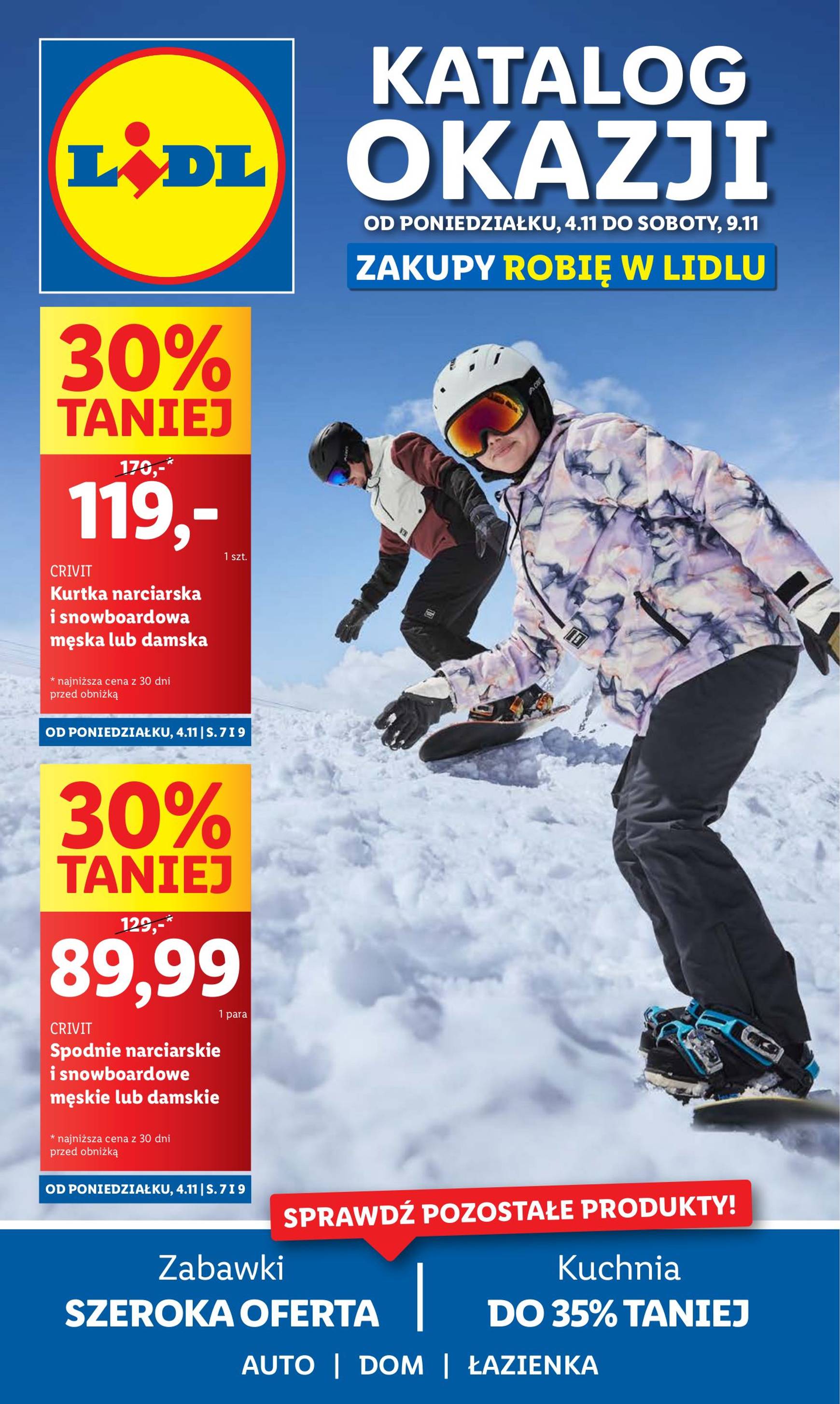 lidl - Lidl - Katalog Okazji gazetka ważna od 04.11. - 09.11. - page: 1