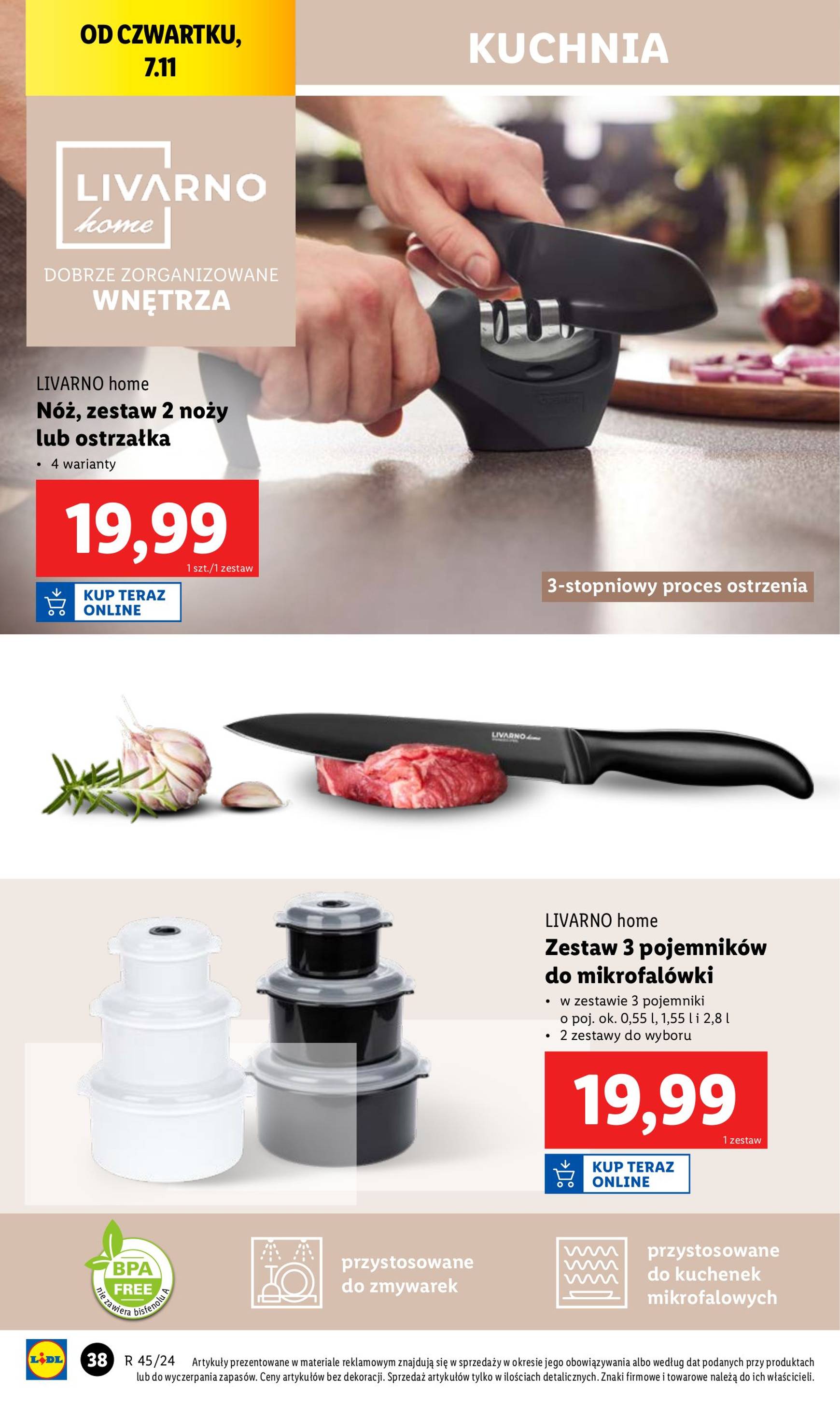 lidl - Lidl - Katalog Okazji gazetka ważna od 04.11. - 09.11. - page: 38