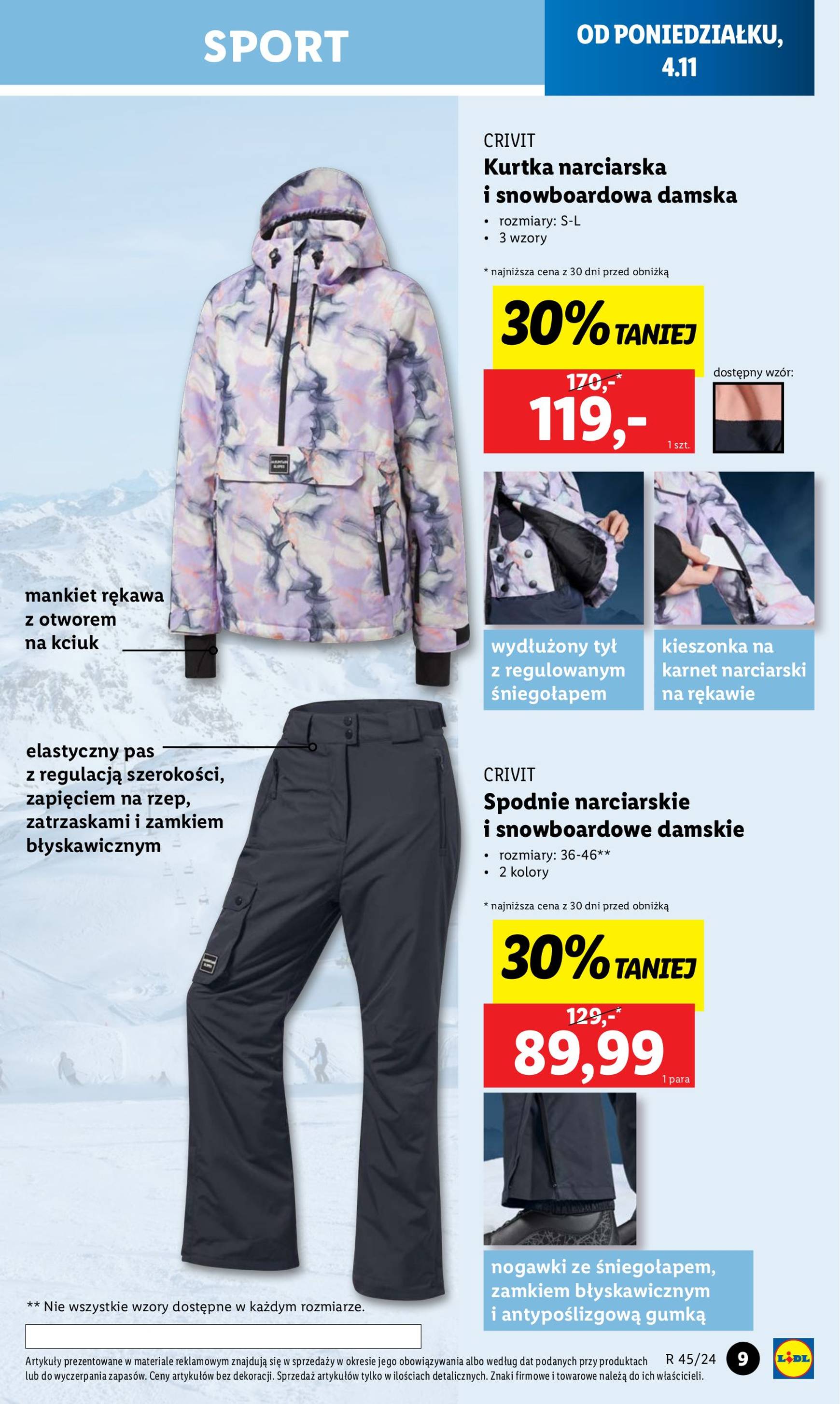 lidl - Lidl - Katalog Okazji gazetka ważna od 04.11. - 09.11. - page: 9