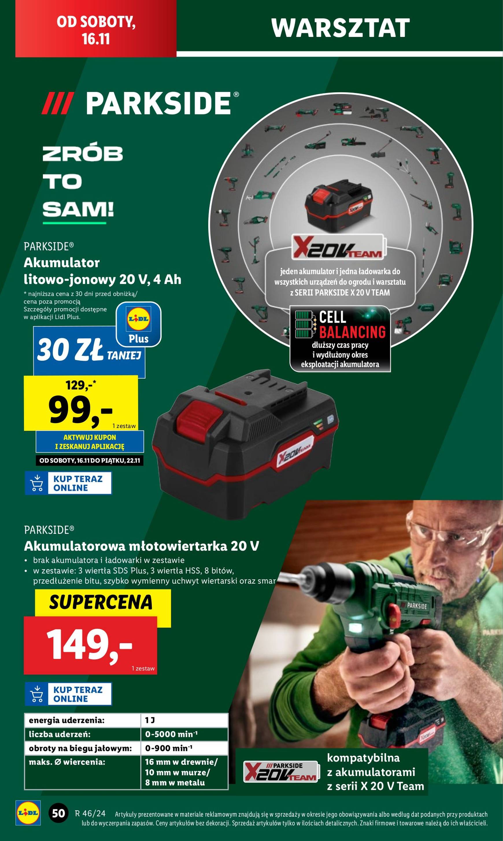 lidl - Lidl - Katalog Okazji gazetka ważna od 12.11. - 16.11. - page: 54