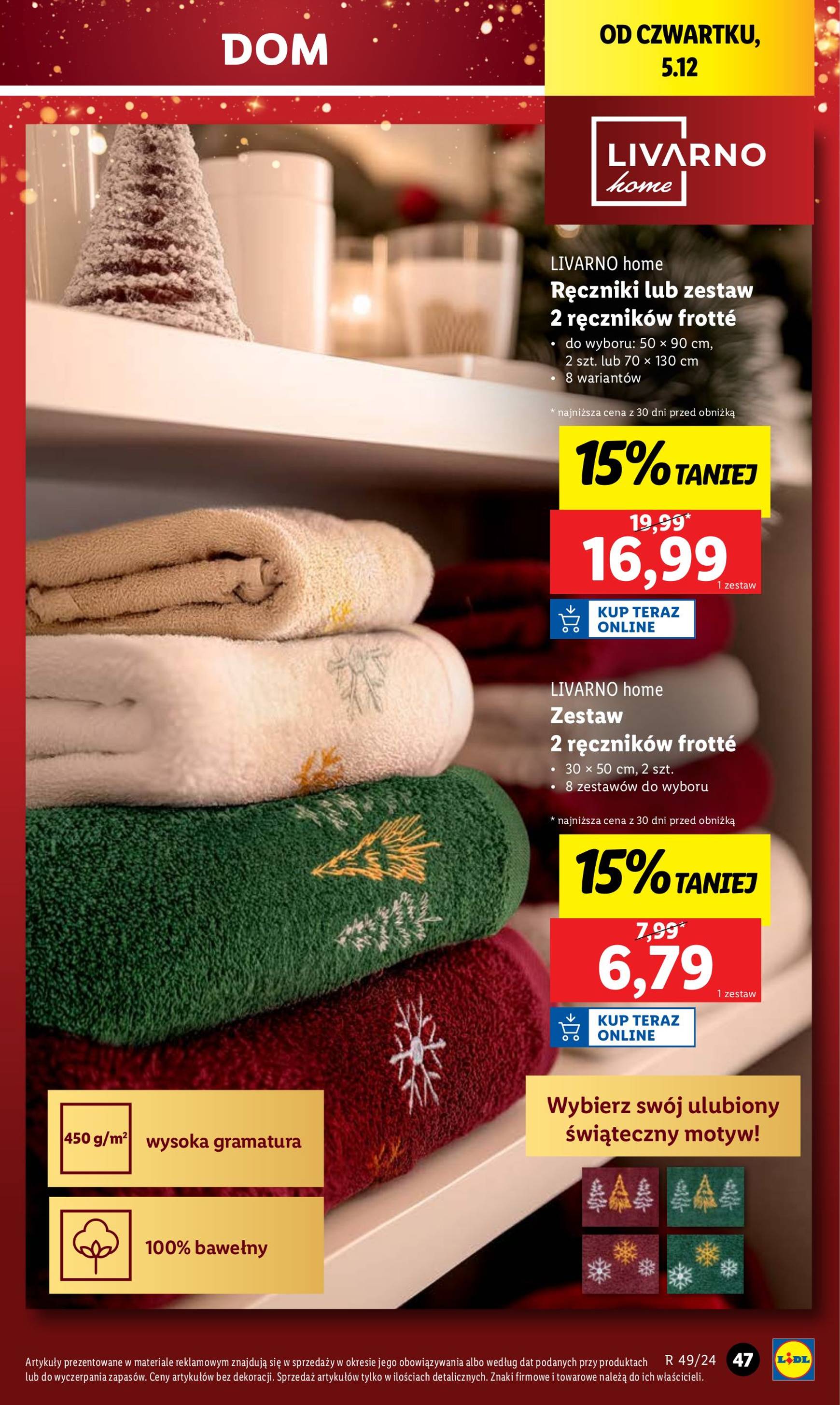 lidl - Lidl - Katalog Okazji Świąt gazetka ważna od 02.12. - 07.12. - page: 51