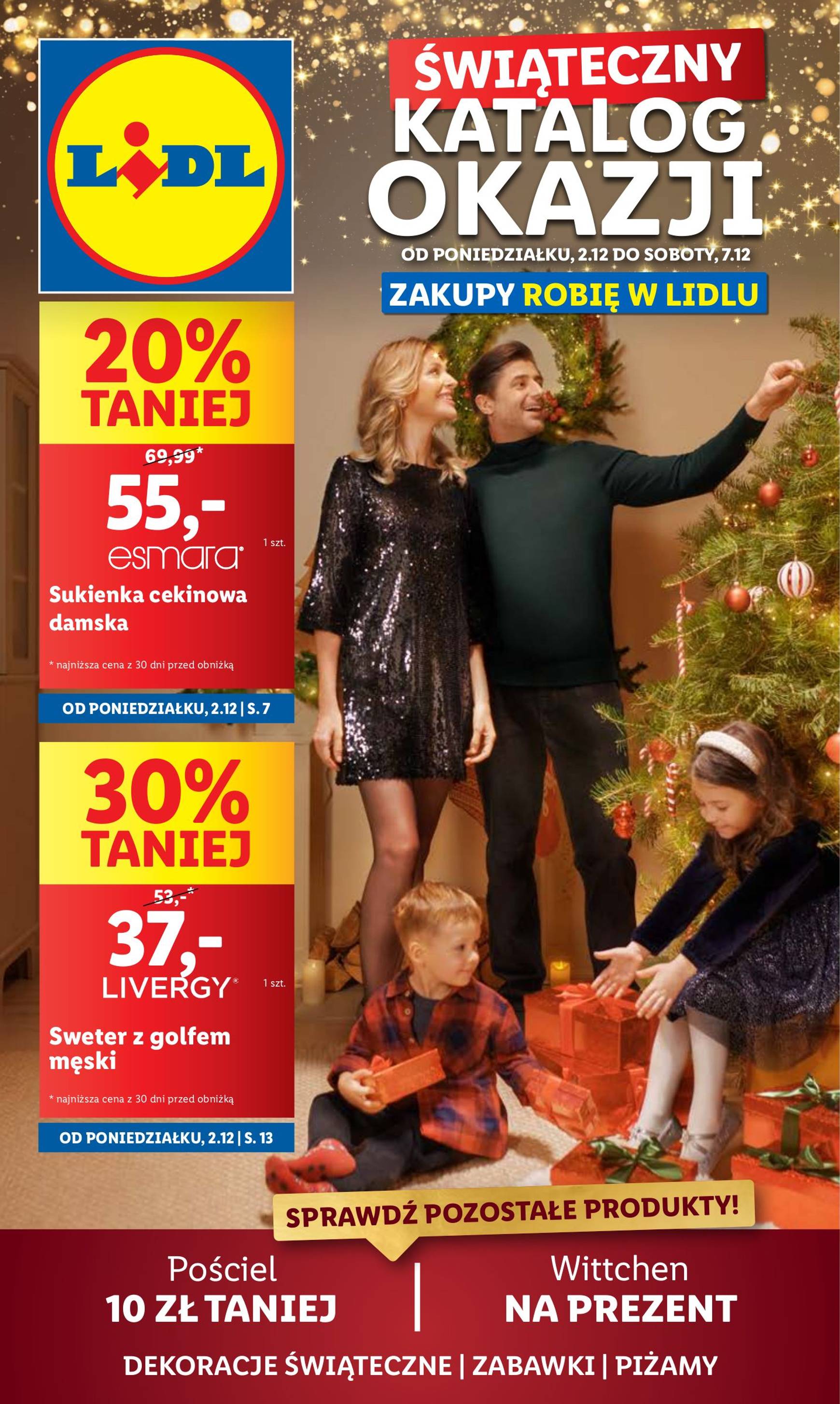 lidl - Lidl - Katalog Okazji Świąt gazetka ważna od 02.12. - 07.12.