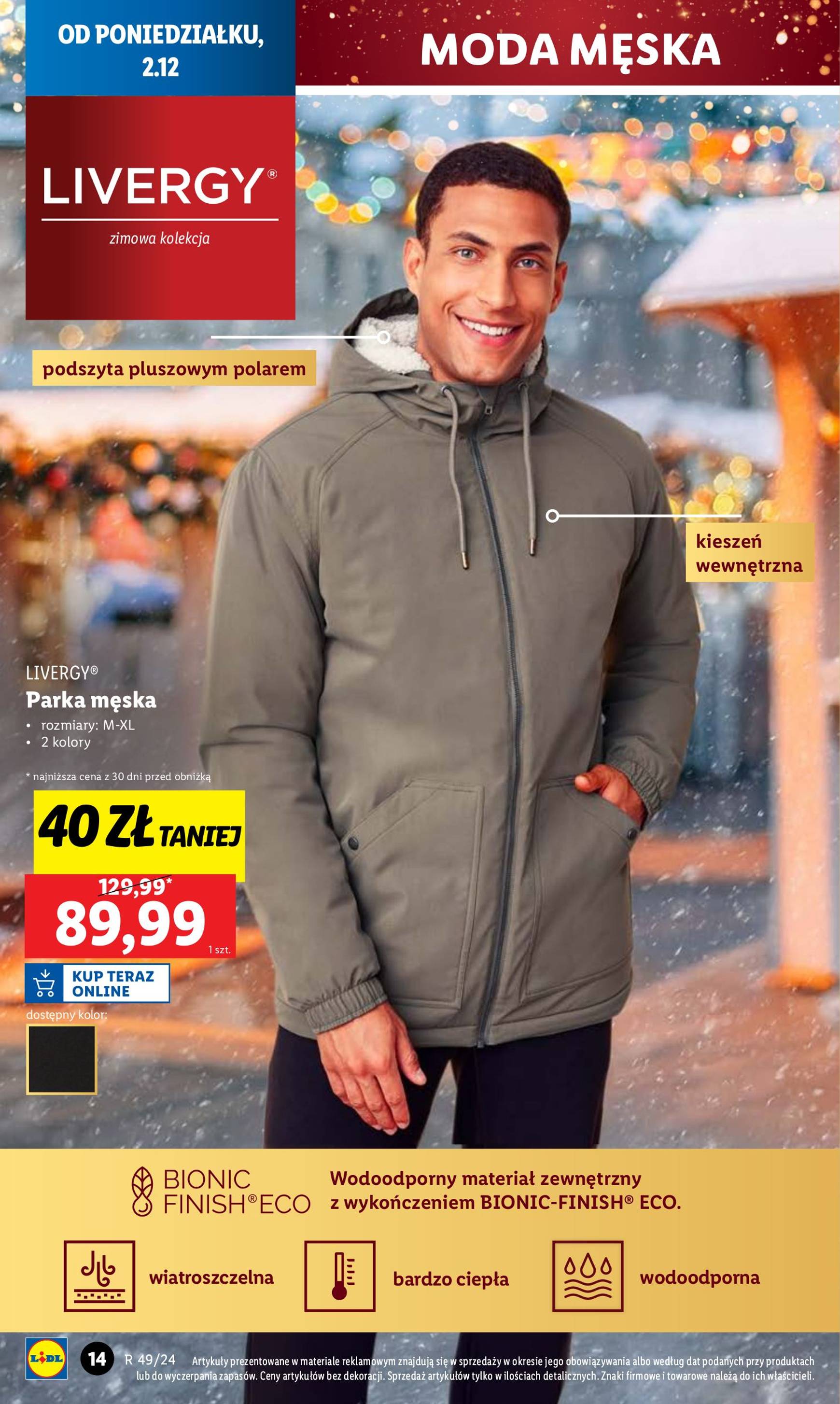 lidl - Lidl - Katalog Okazji Świąt gazetka ważna od 02.12. - 07.12. - page: 14