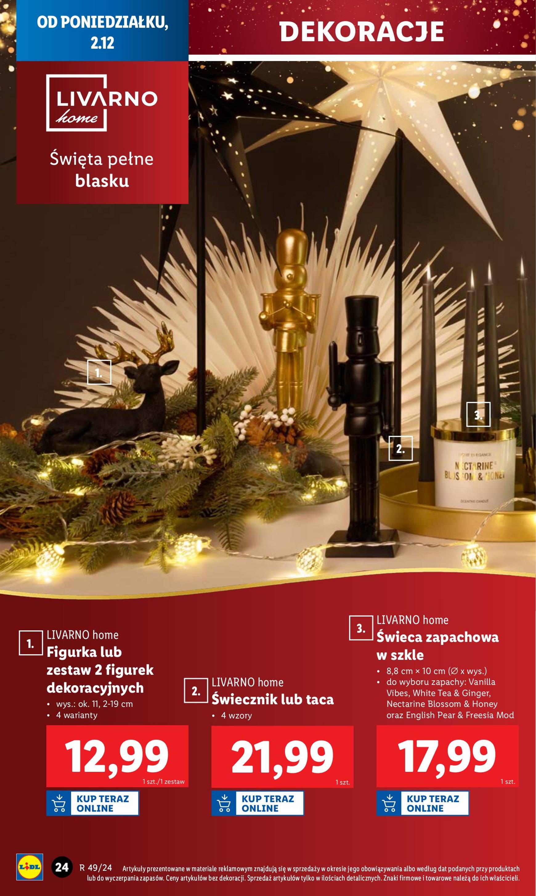 lidl - Lidl - Katalog Okazji Świąt gazetka ważna od 02.12. - 07.12. - page: 24