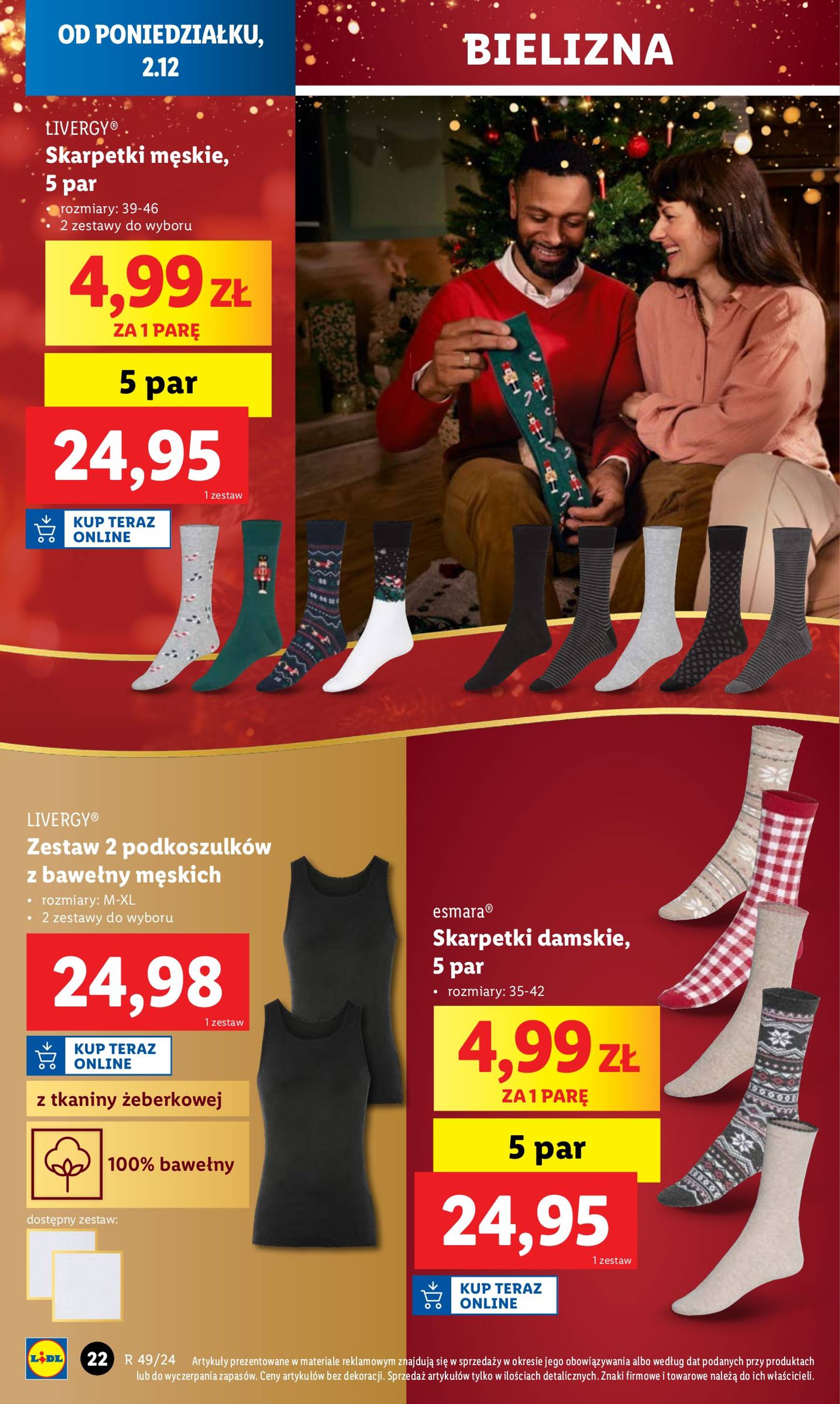 lidl - Lidl - Katalog Okazji Świąt gazetka ważna od 02.12. - 07.12. - page: 22