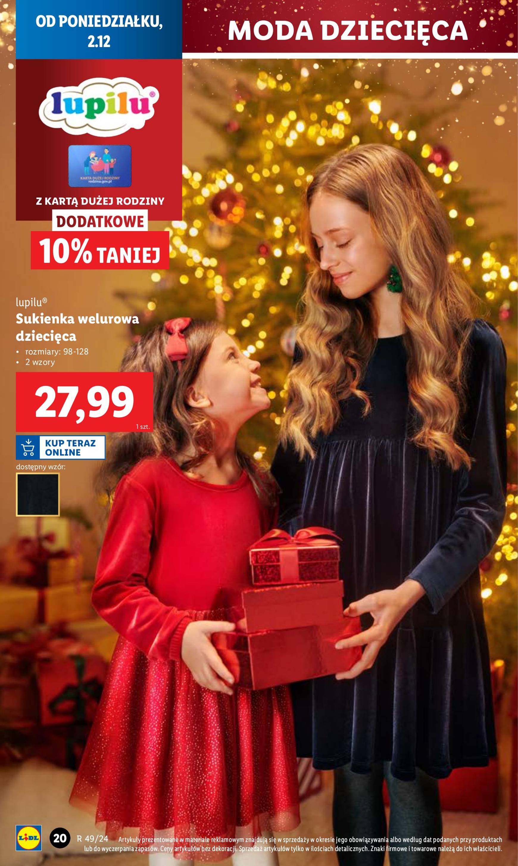 lidl - Lidl - Katalog Okazji Świąt gazetka ważna od 02.12. - 07.12. - page: 20