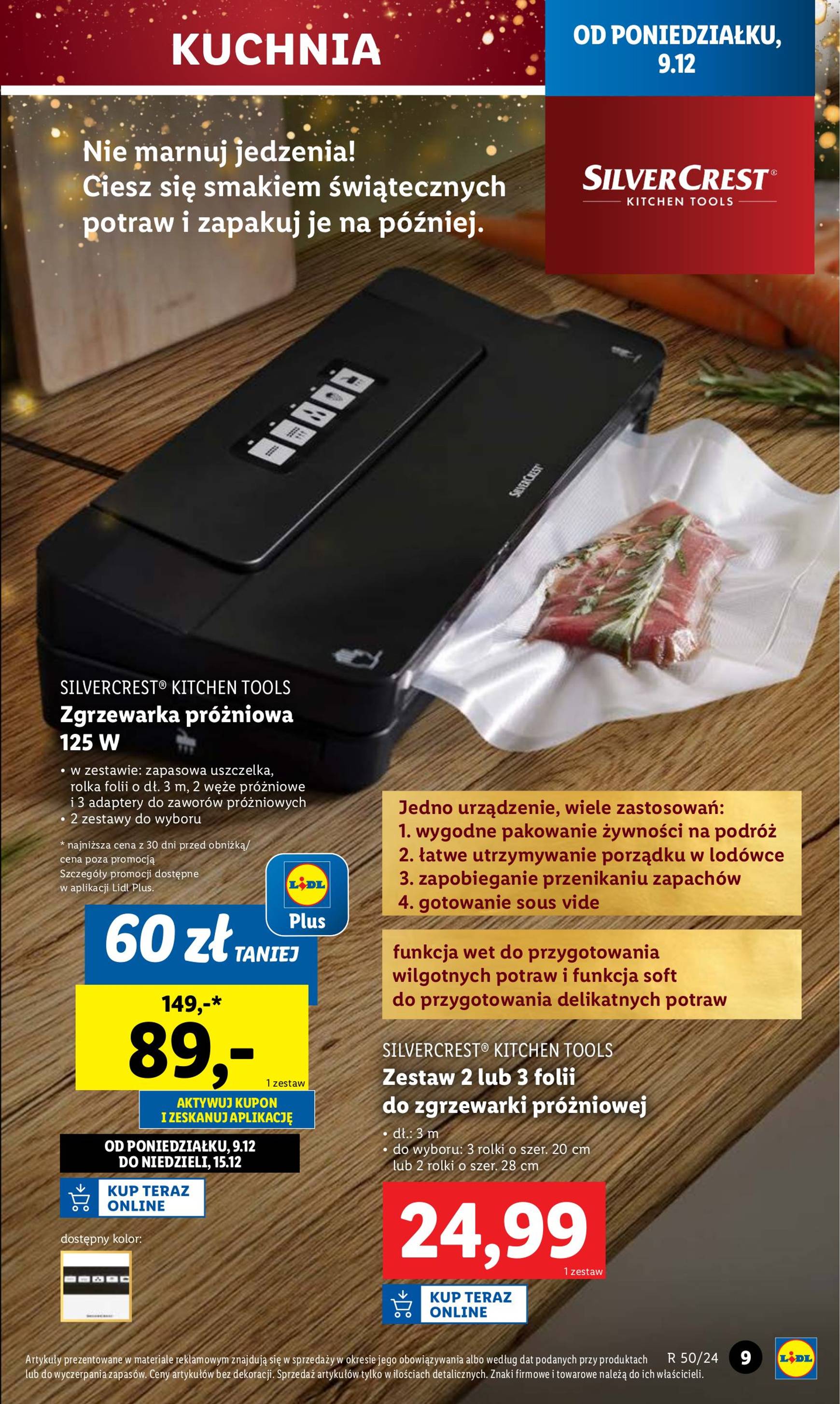 lidl - Lidl - Katalog okazji gazetka ważna od 09.12. - 15.12. - page: 9