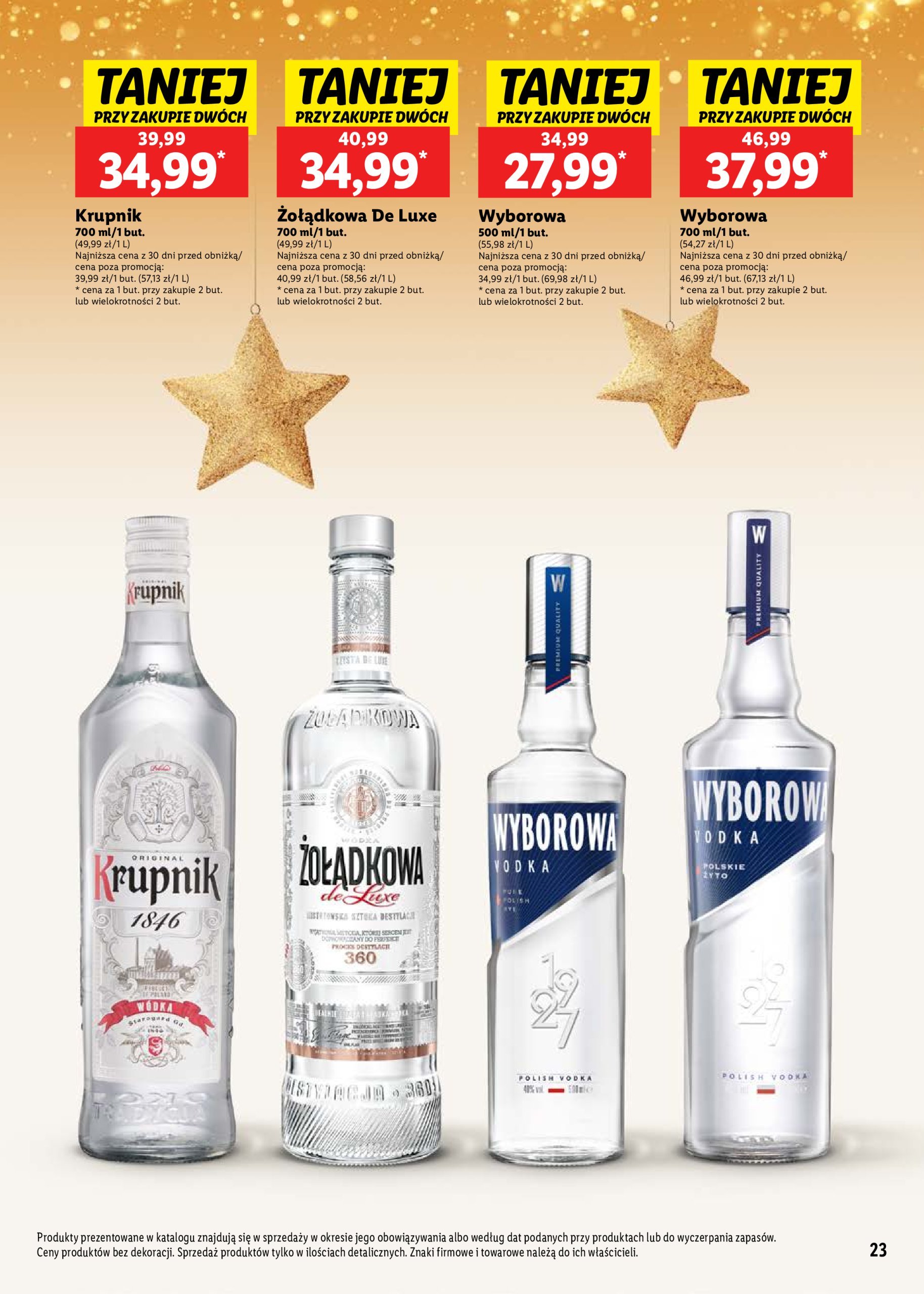 lidl - Lidl - Katalog alkoholi mocnych gazetka ważna od 02.12. - 04.01. - page: 23