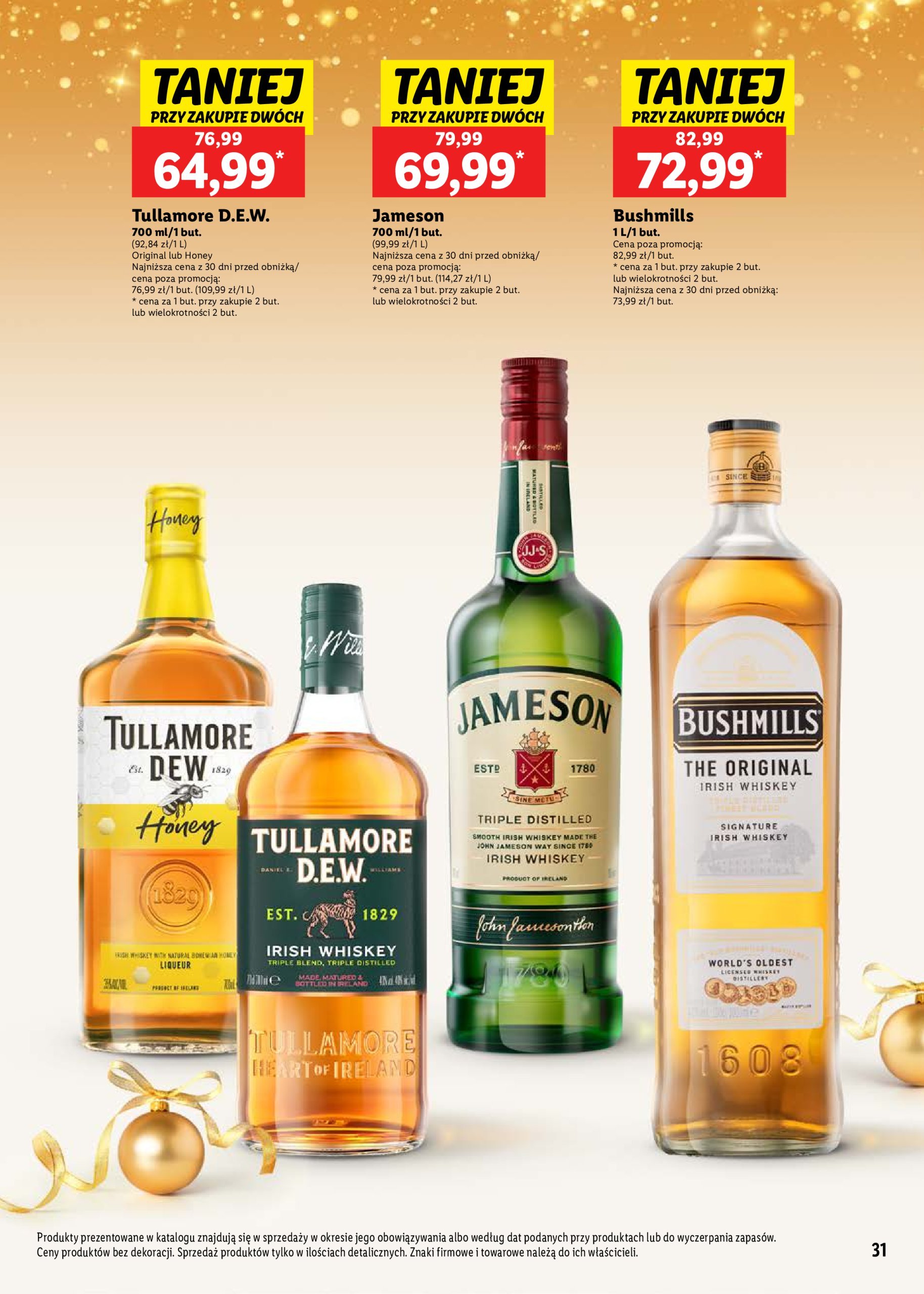 lidl - Lidl - Katalog alkoholi mocnych gazetka ważna od 02.12. - 04.01. - page: 31