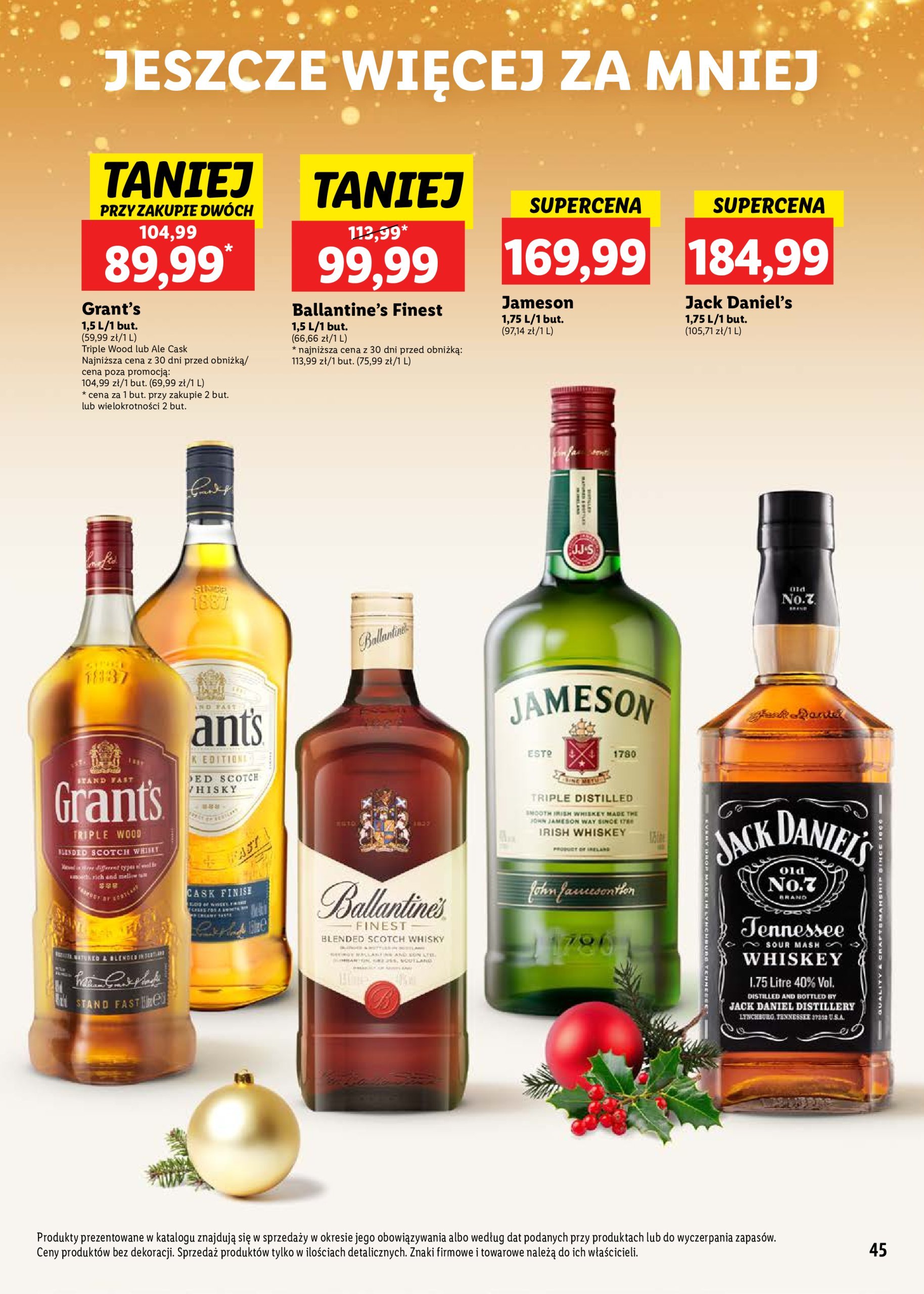 lidl - Lidl - Katalog alkoholi mocnych gazetka ważna od 02.12. - 04.01. - page: 45