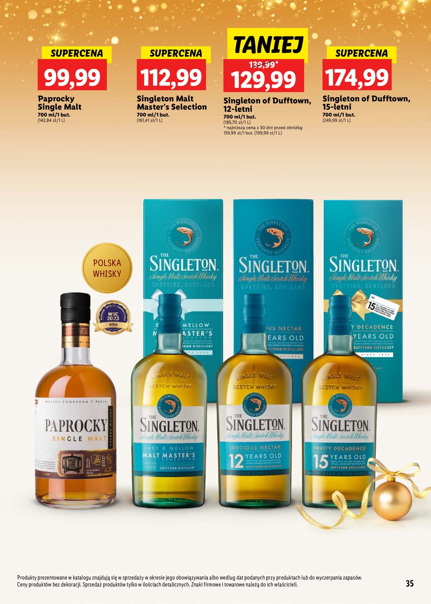 lidl - Lidl - Katalog alkoholi mocnych gazetka ważna od 02.12. - 04.01. - page: 35