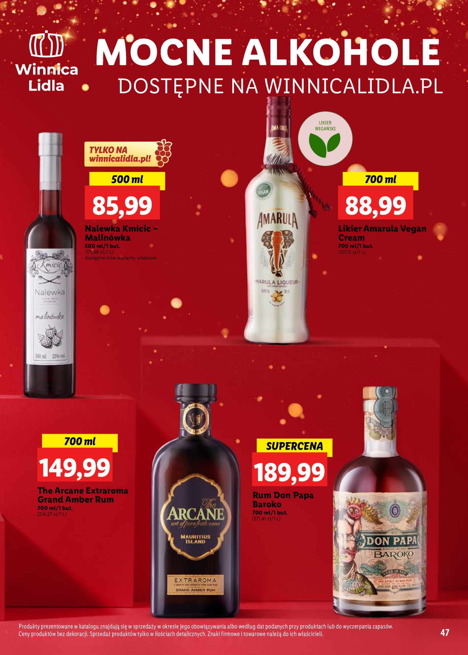 lidl - Lidl - Katalog alkoholi mocnych gazetka ważna od 02.12. - 04.01. - page: 47