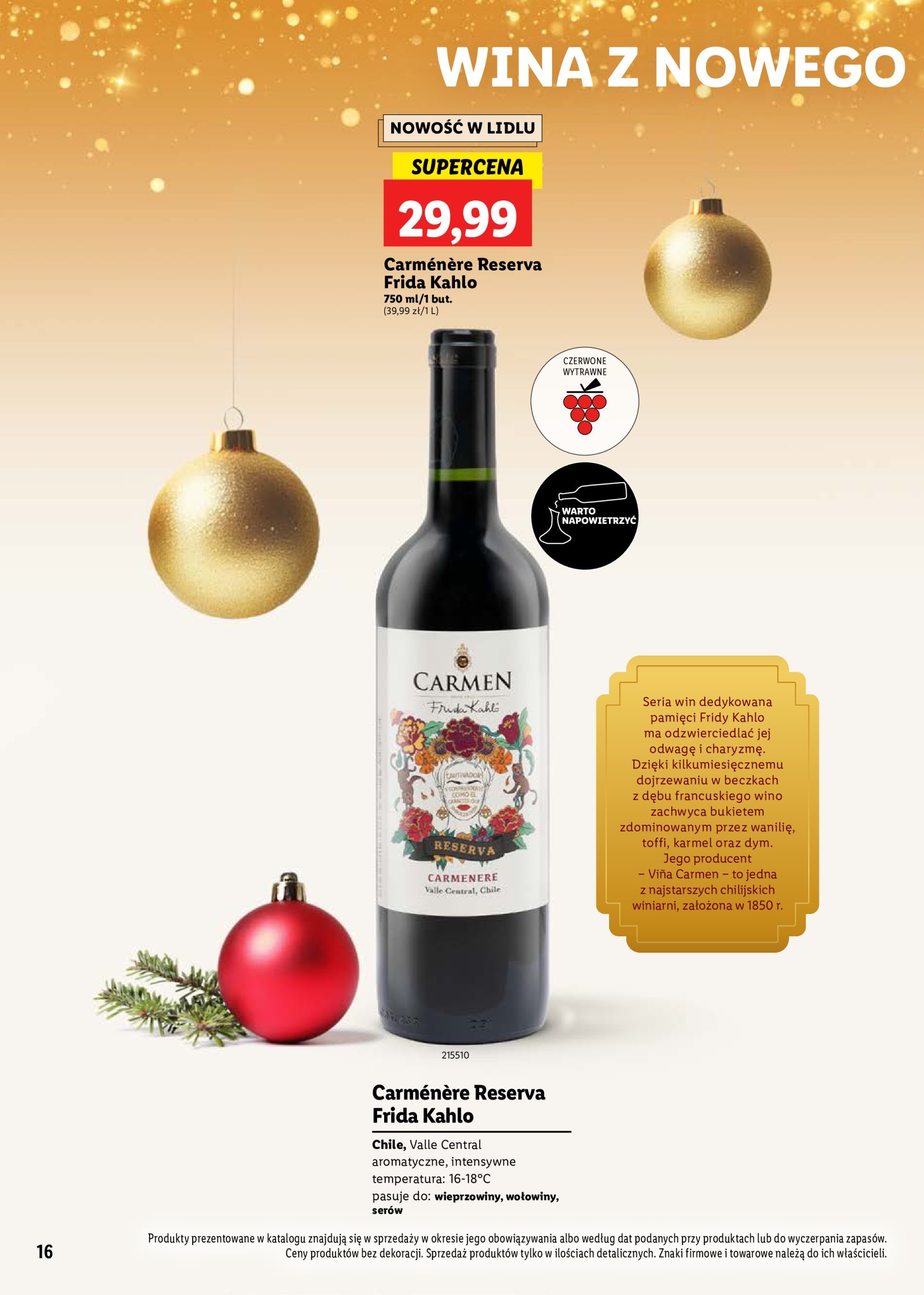 lidl - Lidl - Katalog alkoholi mocnych gazetka ważna od 02.12. - 04.01. - page: 16