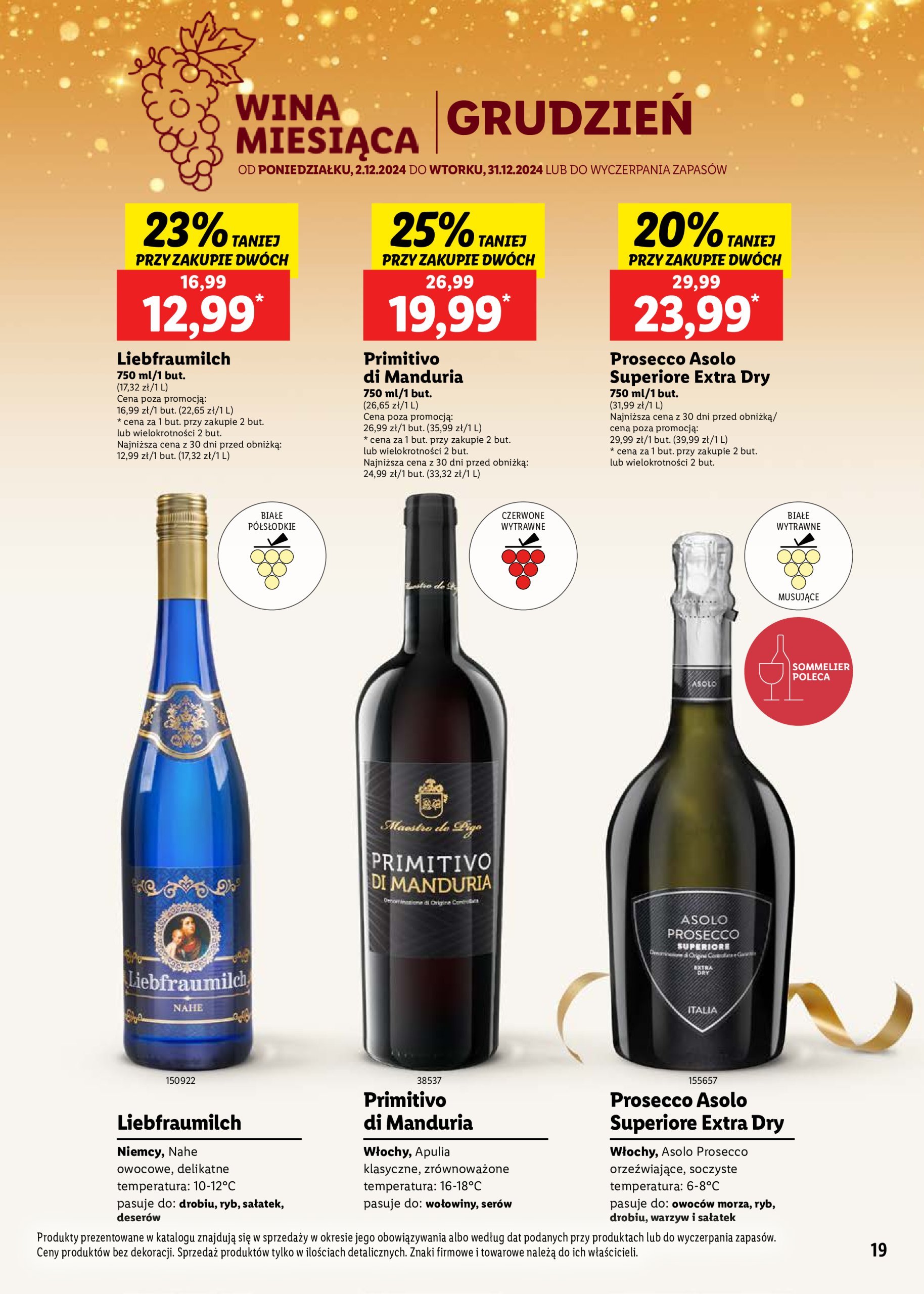 lidl - Lidl - Katalog alkoholi mocnych gazetka ważna od 02.12. - 04.01. - page: 19