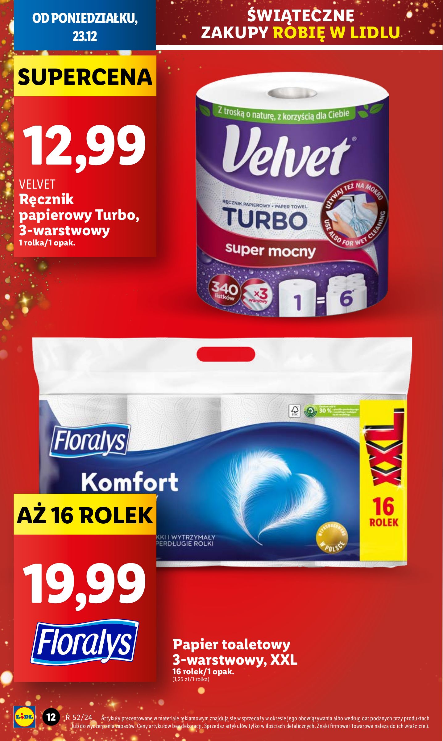 lidl - Lidl gazetka ważna od 23.12. - 24.12. - page: 12