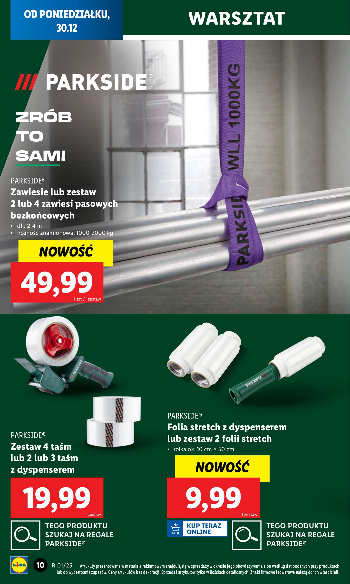 lidl - Lidl Polsko - Katalog okazji gazetka ważna od 30.12. - 04.01. - page: 10