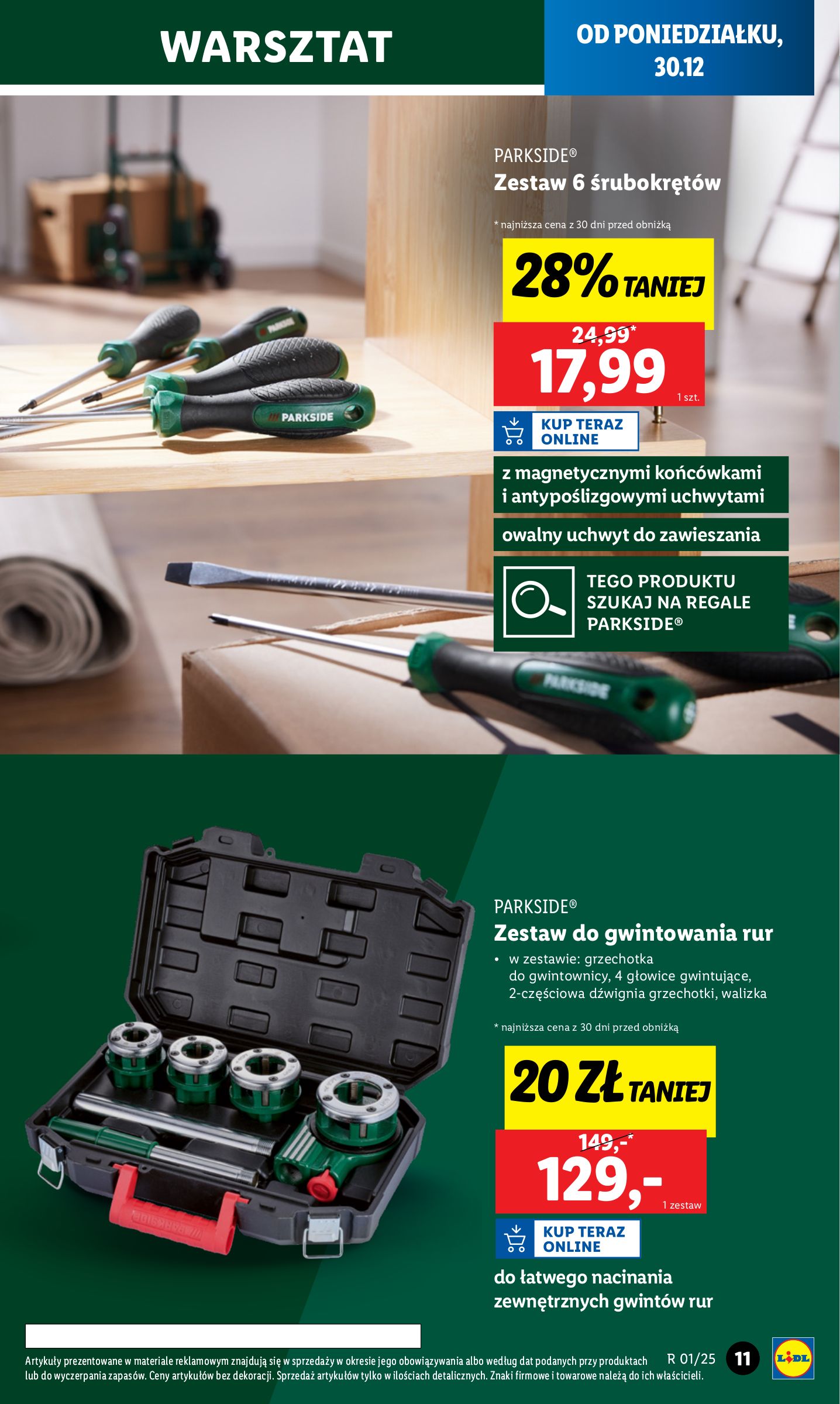 lidl - Lidl Polsko - Katalog okazji gazetka ważna od 30.12. - 04.01. - page: 11