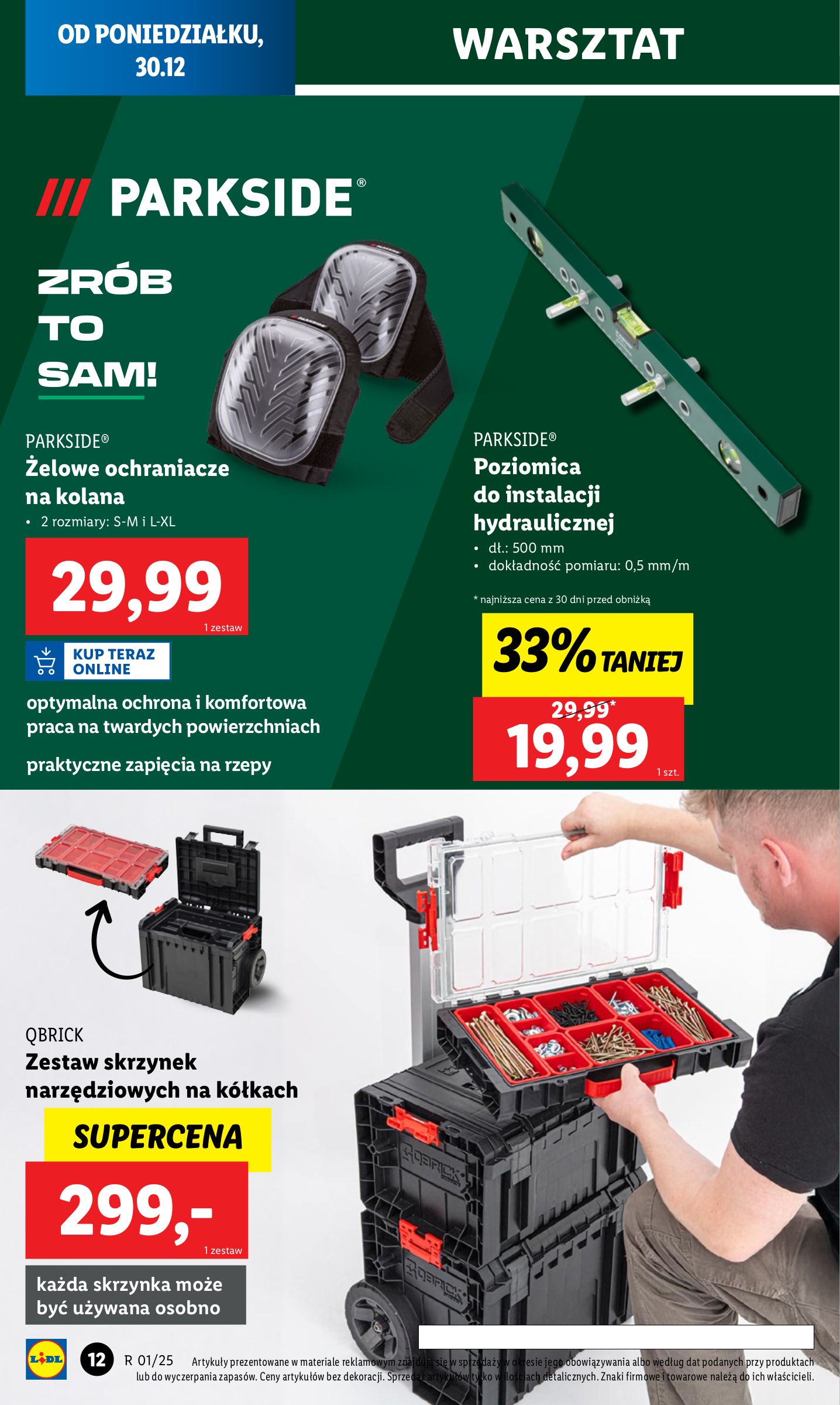 lidl - Lidl Polsko - Katalog okazji gazetka ważna od 30.12. - 04.01. - page: 12