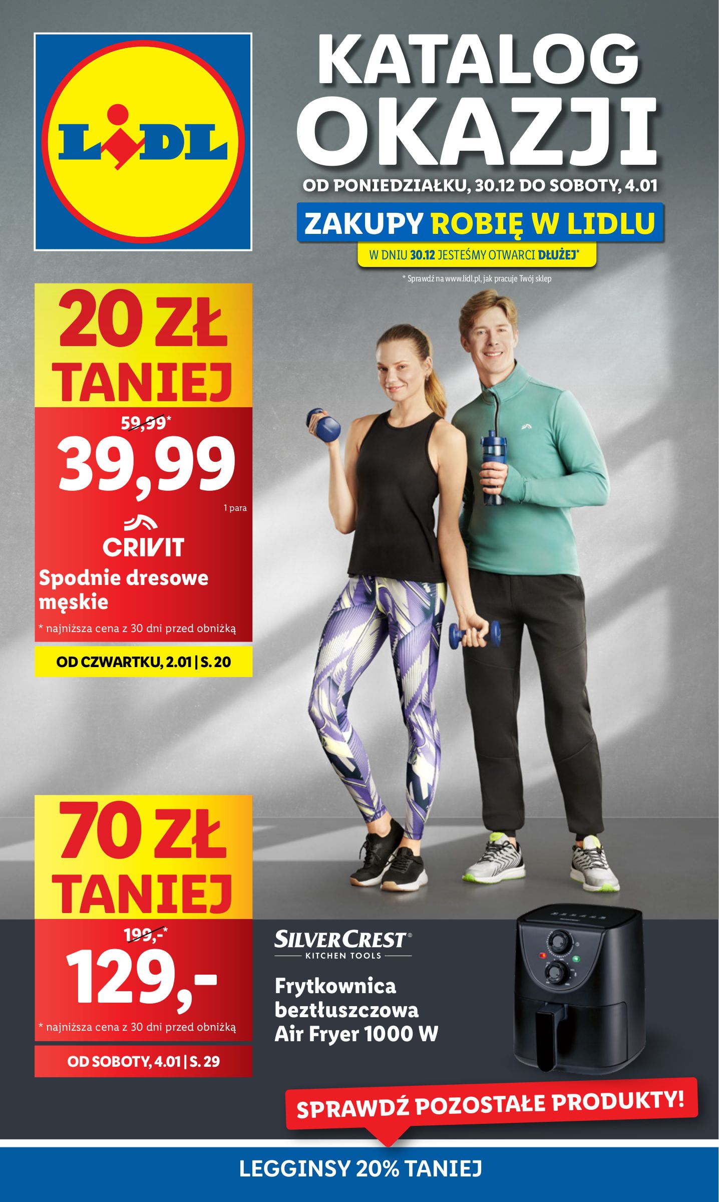 lidl - Lidl Polsko - Katalog okazji gazetka ważna od 30.12. - 04.01.