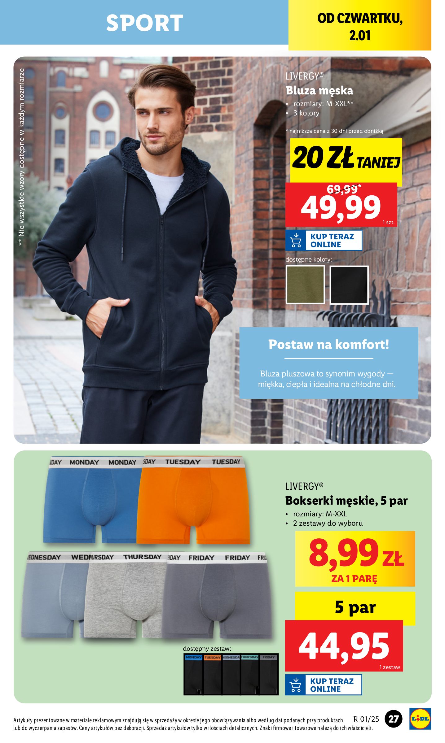 lidl - Lidl Polsko - Katalog okazji gazetka ważna od 30.12. - 04.01. - page: 27