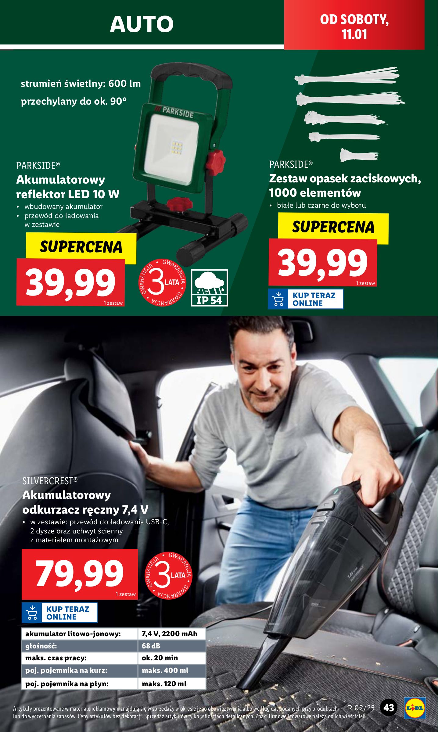 lidl - Lidl - Katalog Okazji gazetka ważna od 07.01. - 11.01. - page: 47