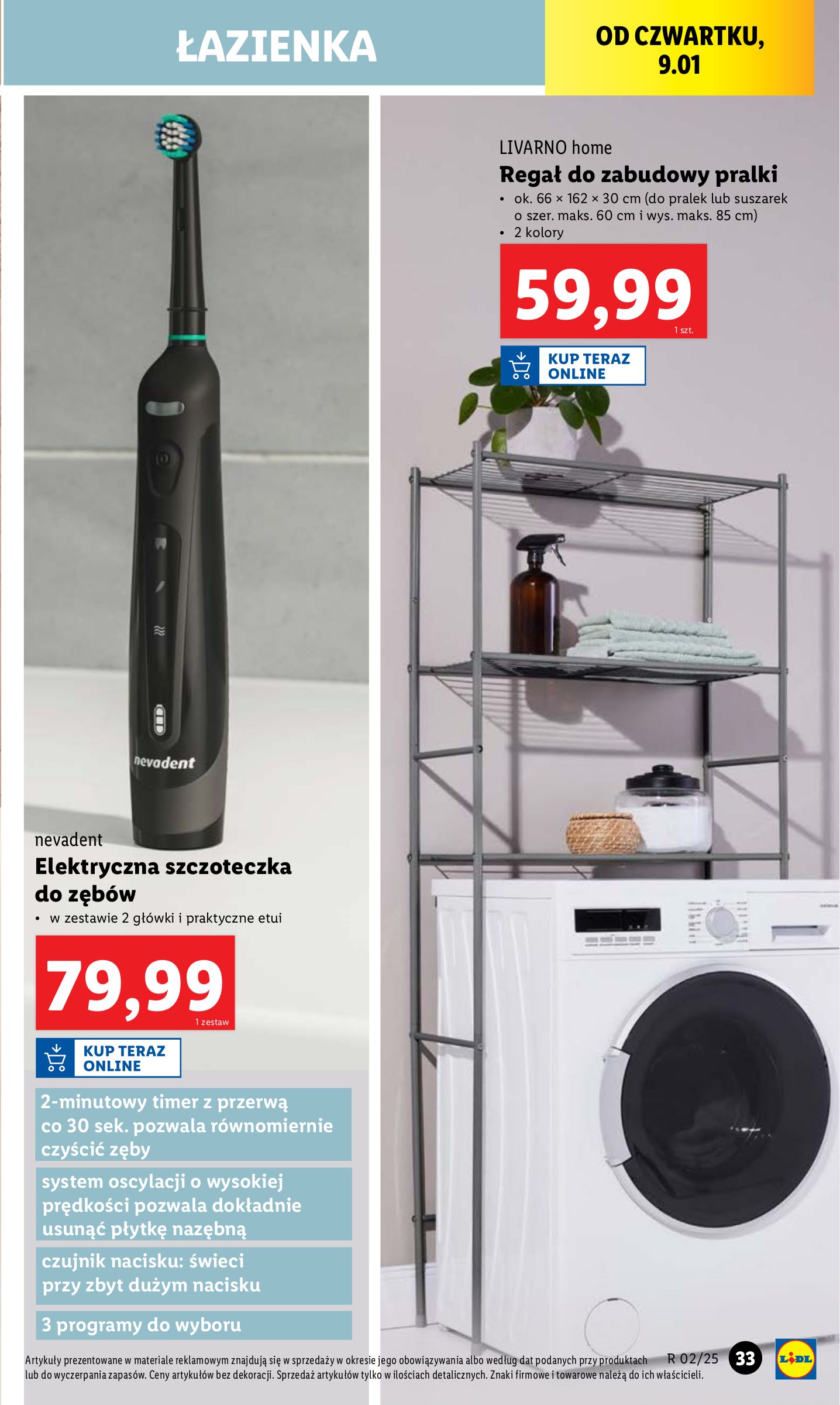 lidl - Lidl - Katalog Okazji gazetka ważna od 07.01. - 11.01. - page: 33