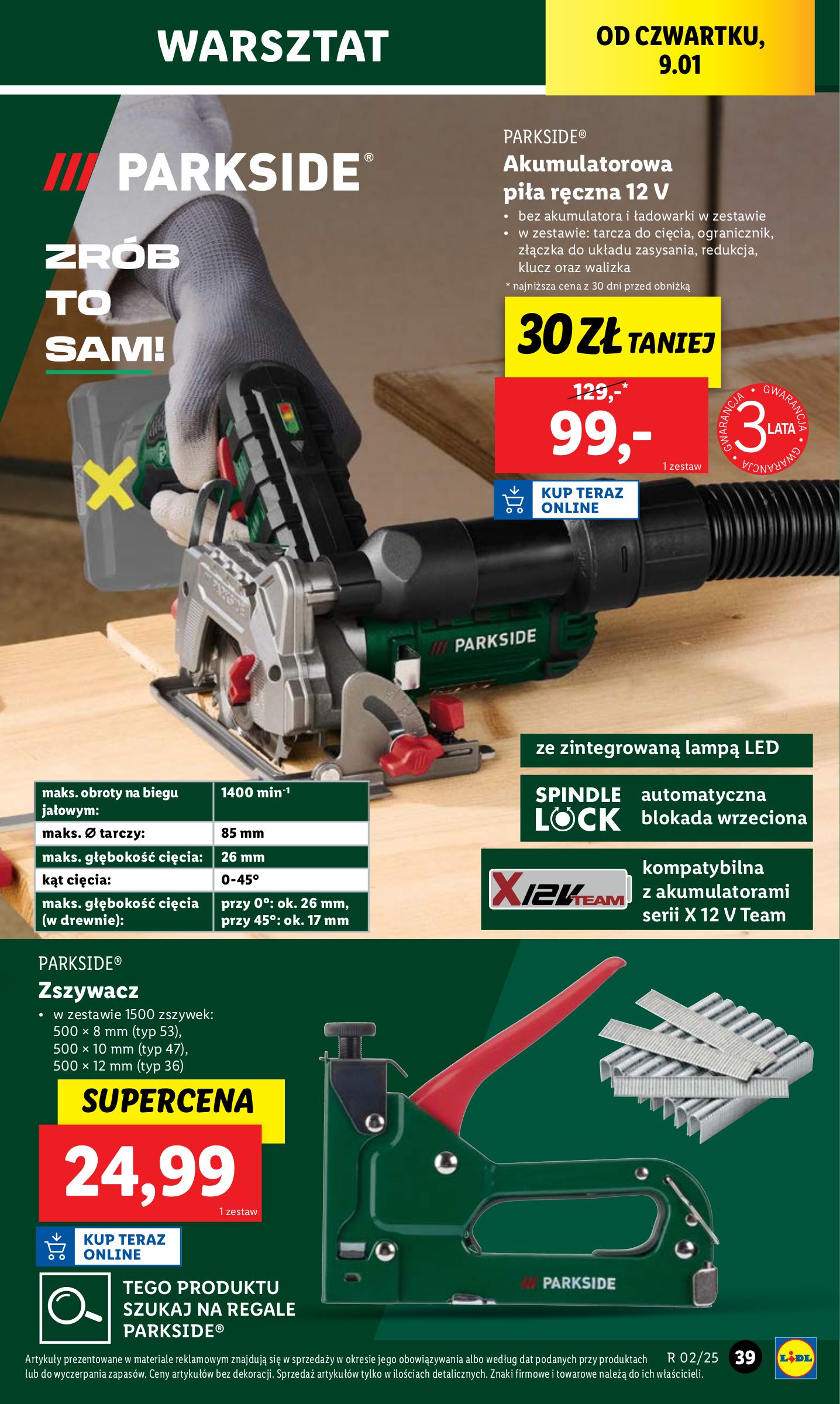 lidl - Lidl - Katalog Okazji gazetka ważna od 07.01. - 11.01. - page: 43