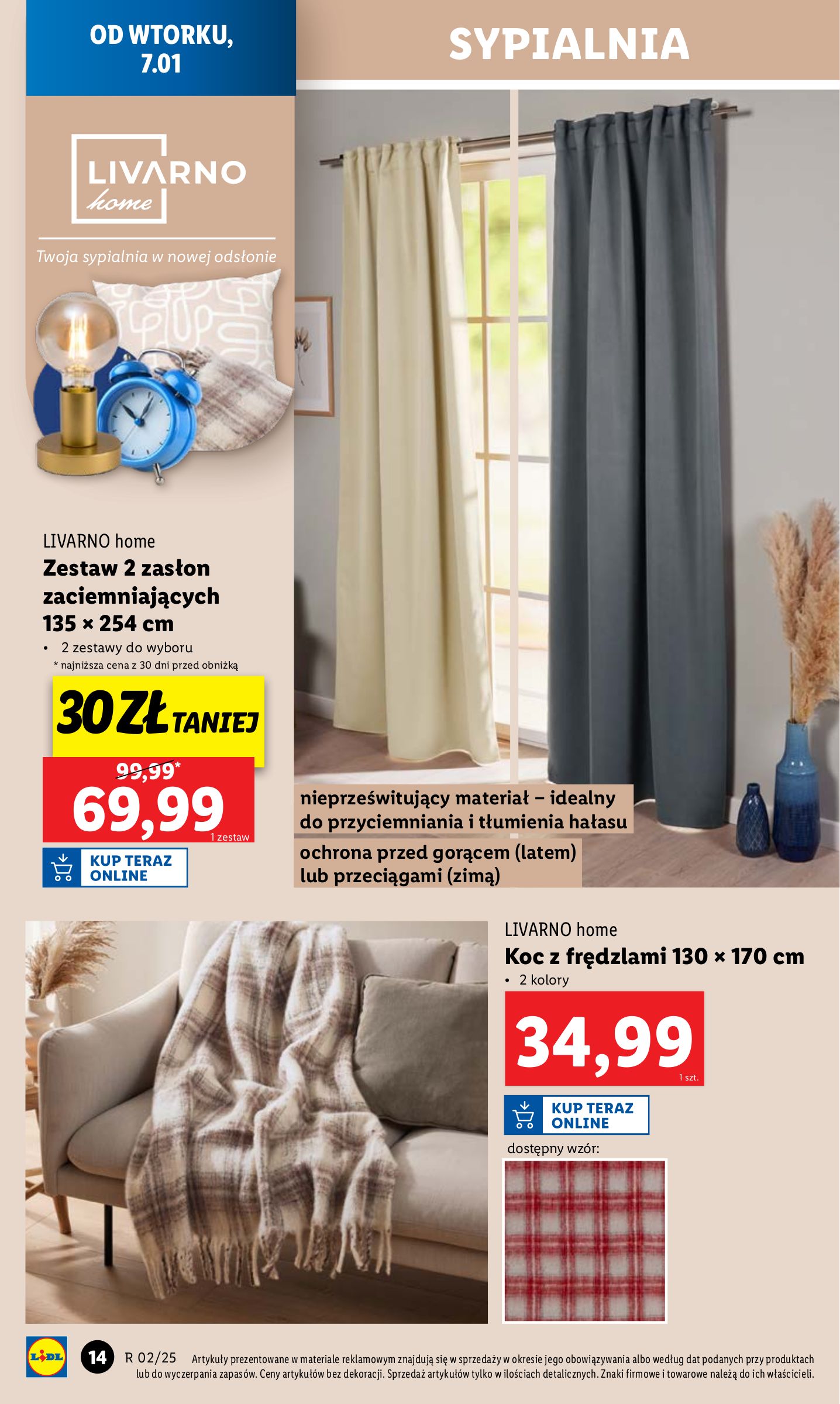 lidl - Lidl - Katalog Okazji gazetka ważna od 07.01. - 11.01. - page: 14