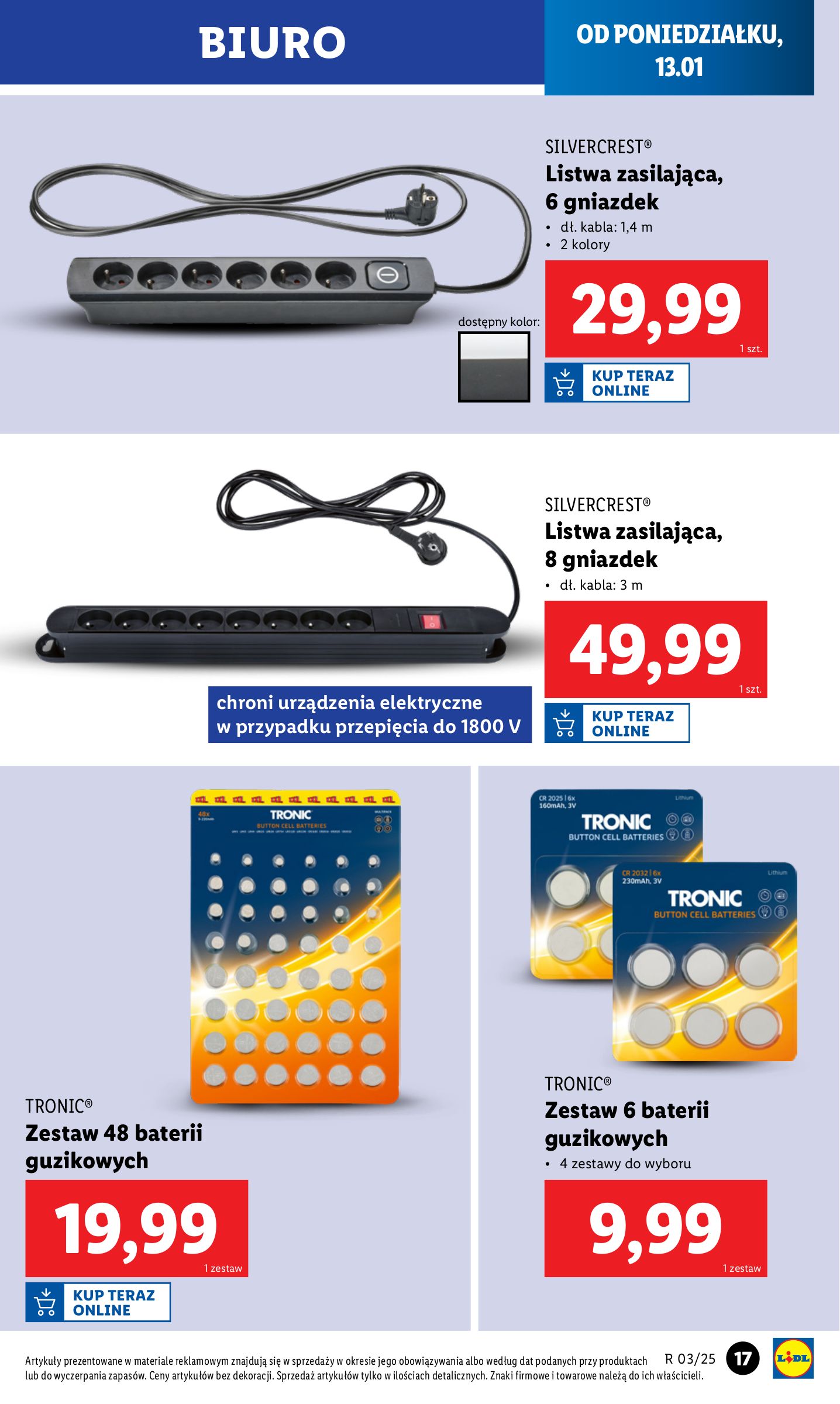 lidl - Lidl - Katalog Okazji gazetka ważna od 13.01. - 18.01. - page: 17