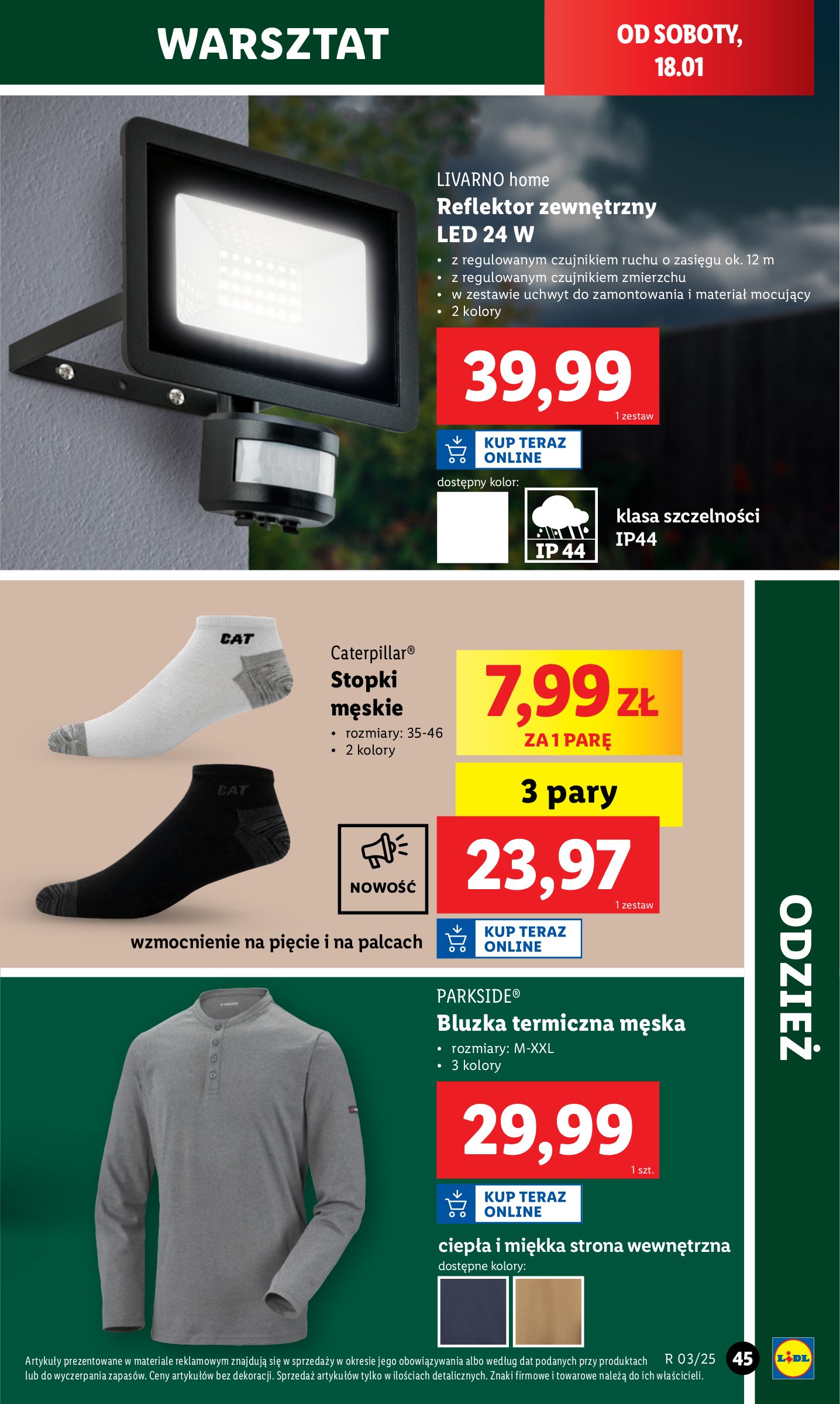 lidl - Lidl - Katalog Okazji gazetka ważna od 13.01. - 18.01. - page: 47