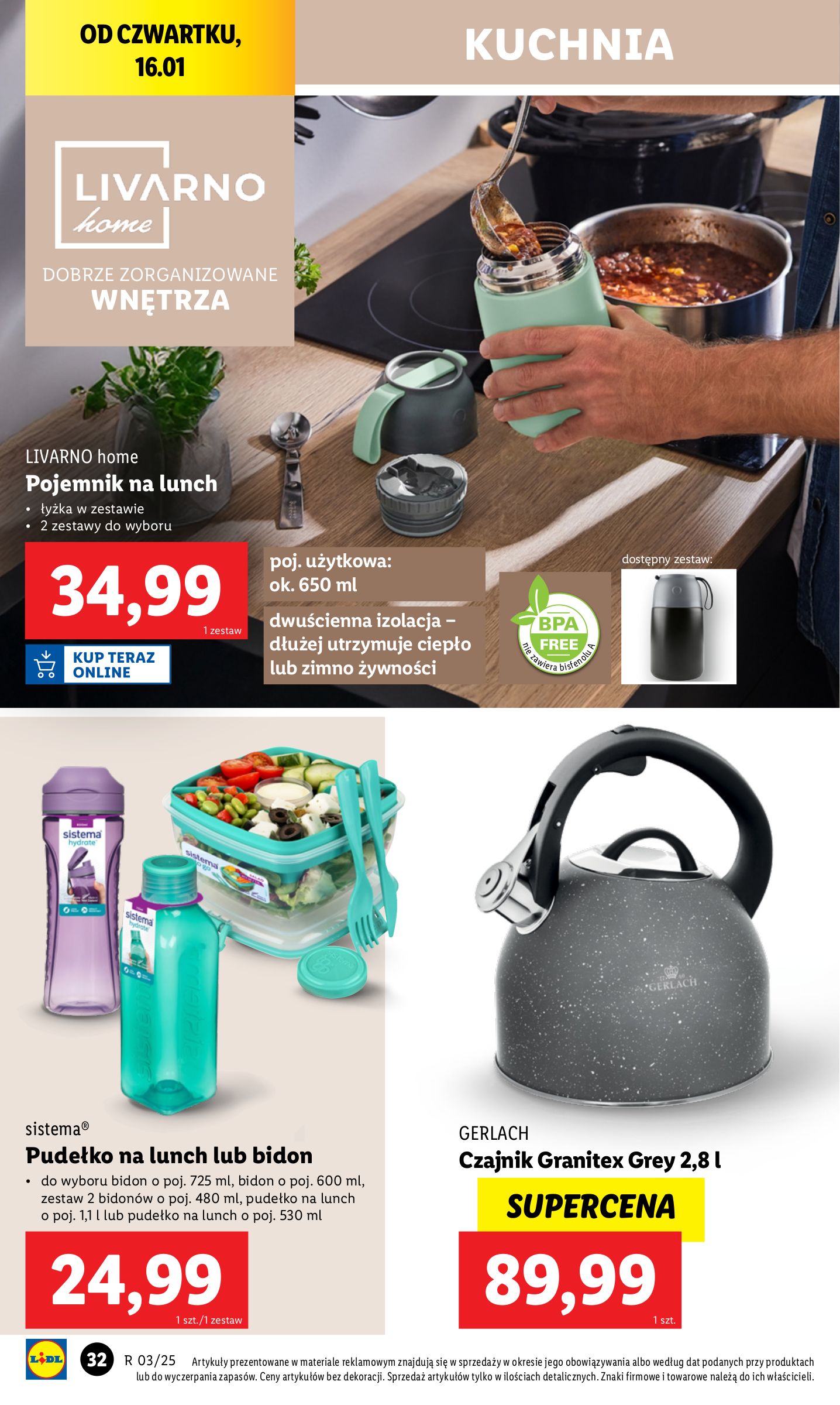 lidl - Lidl - Katalog Okazji gazetka ważna od 13.01. - 18.01. - page: 32