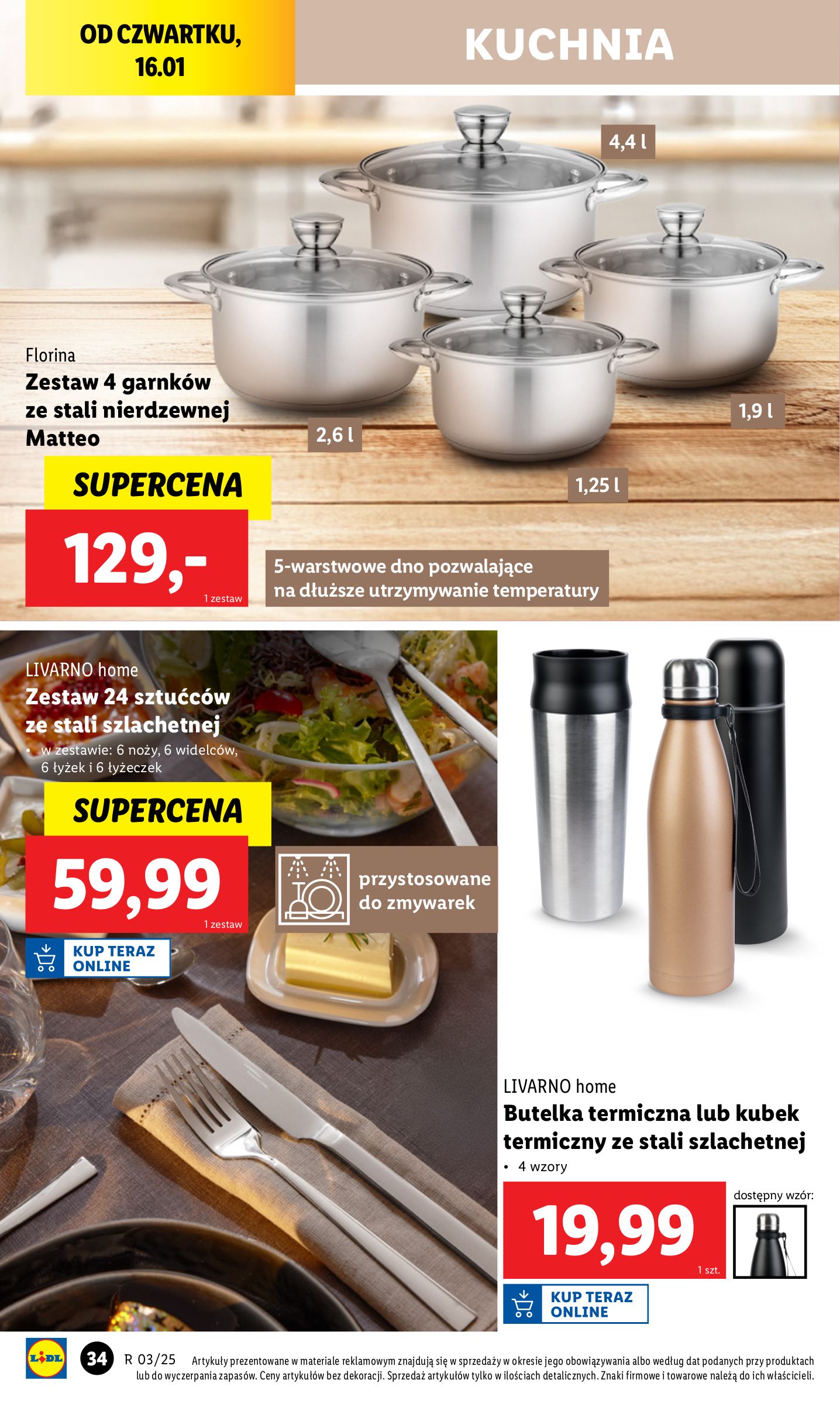 lidl - Lidl - Katalog Okazji gazetka ważna od 13.01. - 18.01. - page: 34