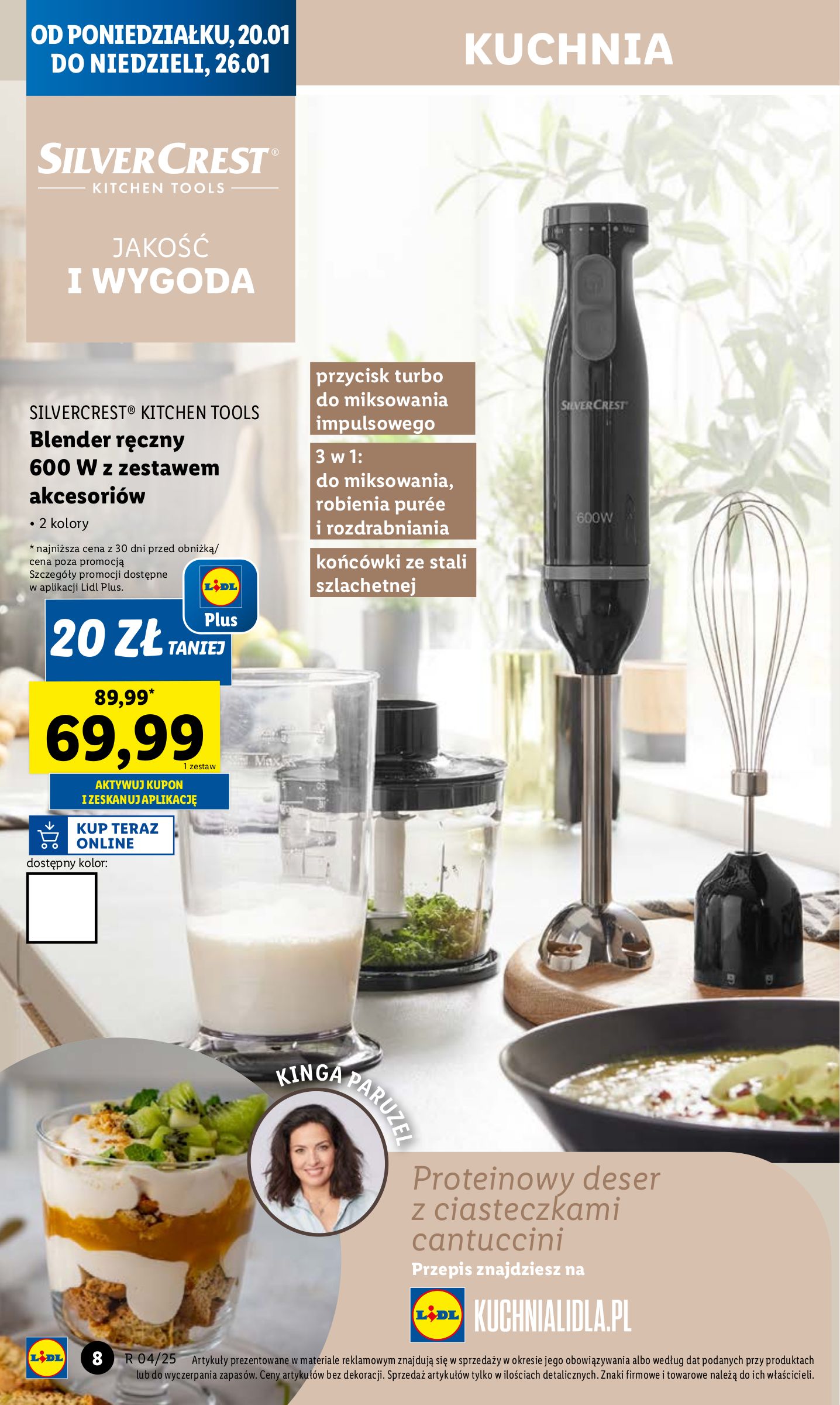 lidl - Lidl - Katalog okazji gazetka ważna od 20.01. - 26.01. - page: 8