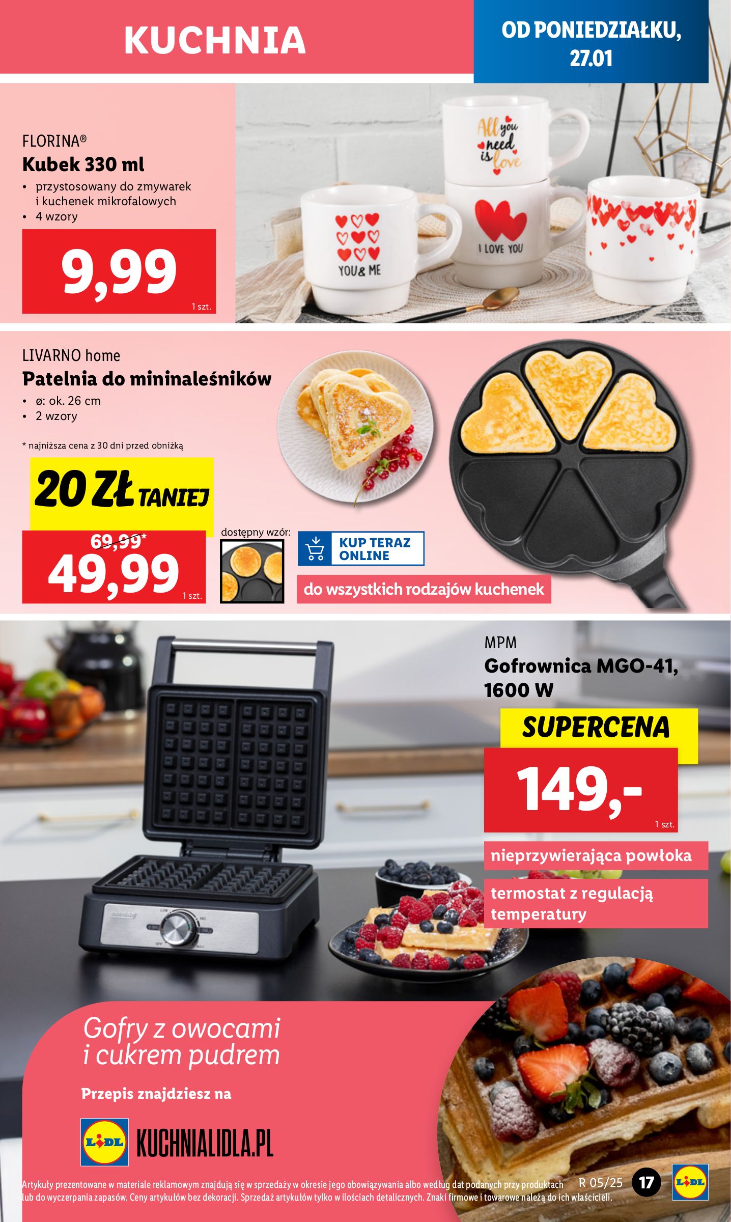 lidl - Lidl - Katalog okazji gazetka ważna od 27.01. - 01.02. - page: 17