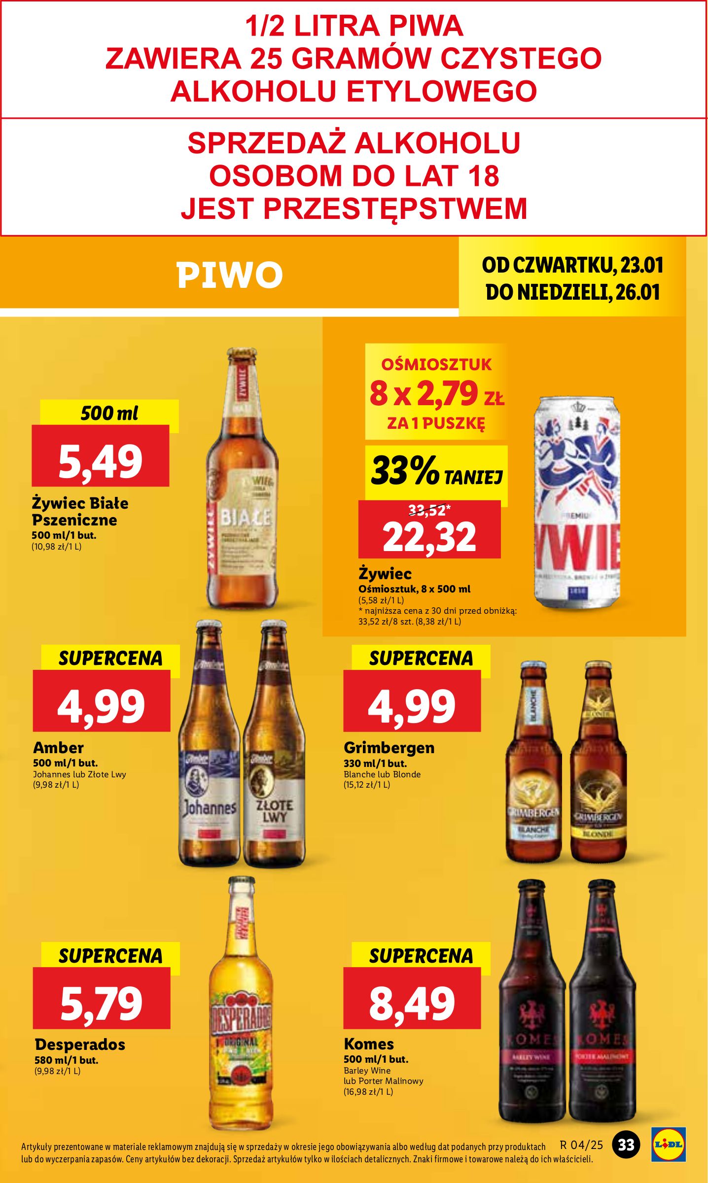 lidl - Lidl gazetka ważna od 23.01. - 26.01. - page: 35