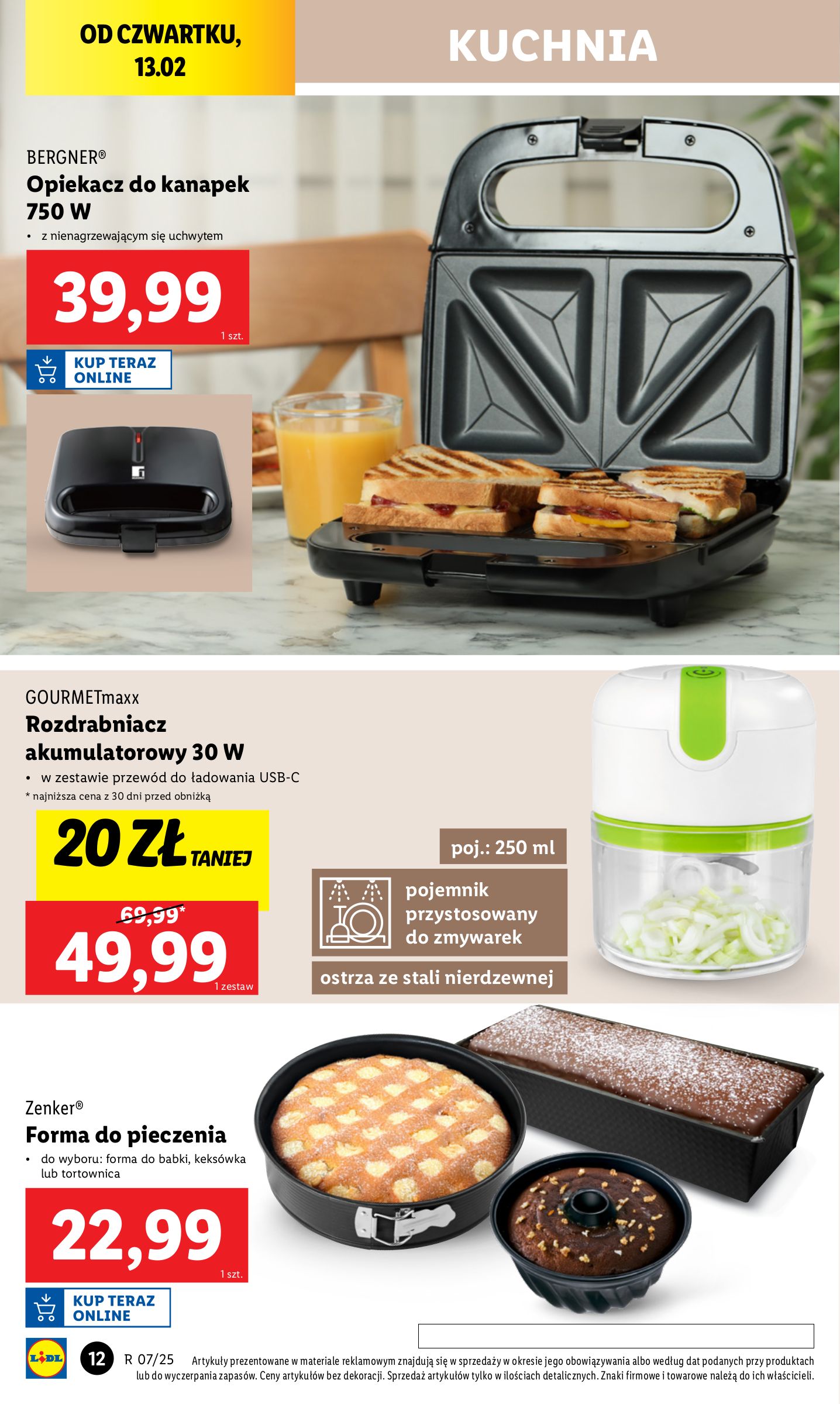 lidl - Lidl - Katalog Okazji gazetka ważna od 10.02. - 15.02. - page: 12