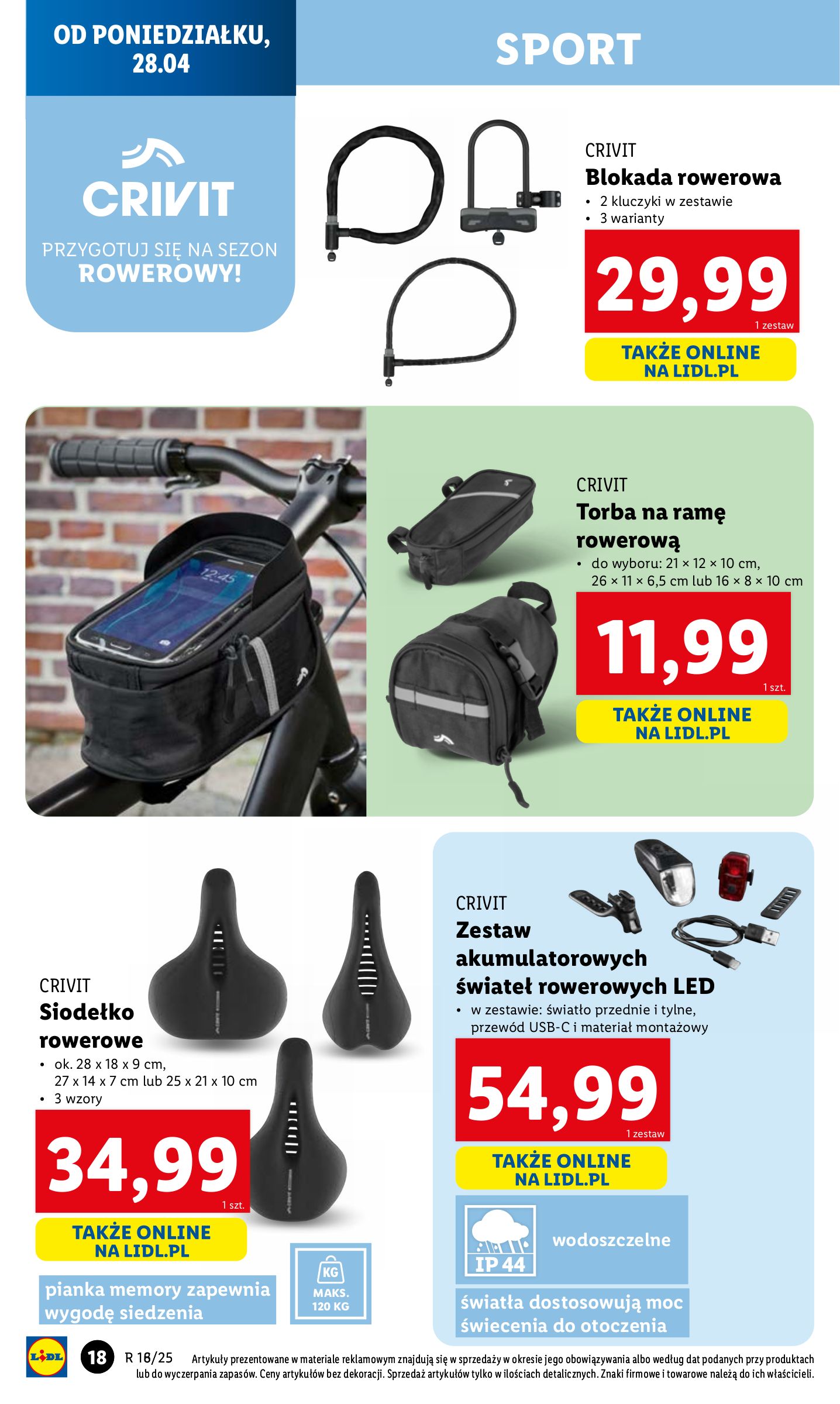 lidl - Lidl - Katalog Okazji gazetka ważna od 28.04. - 02.05. - page: 22 lidl - Lidl - Katalog Okazji gazetka ważna od 28.04. - 02.05. - page: 22