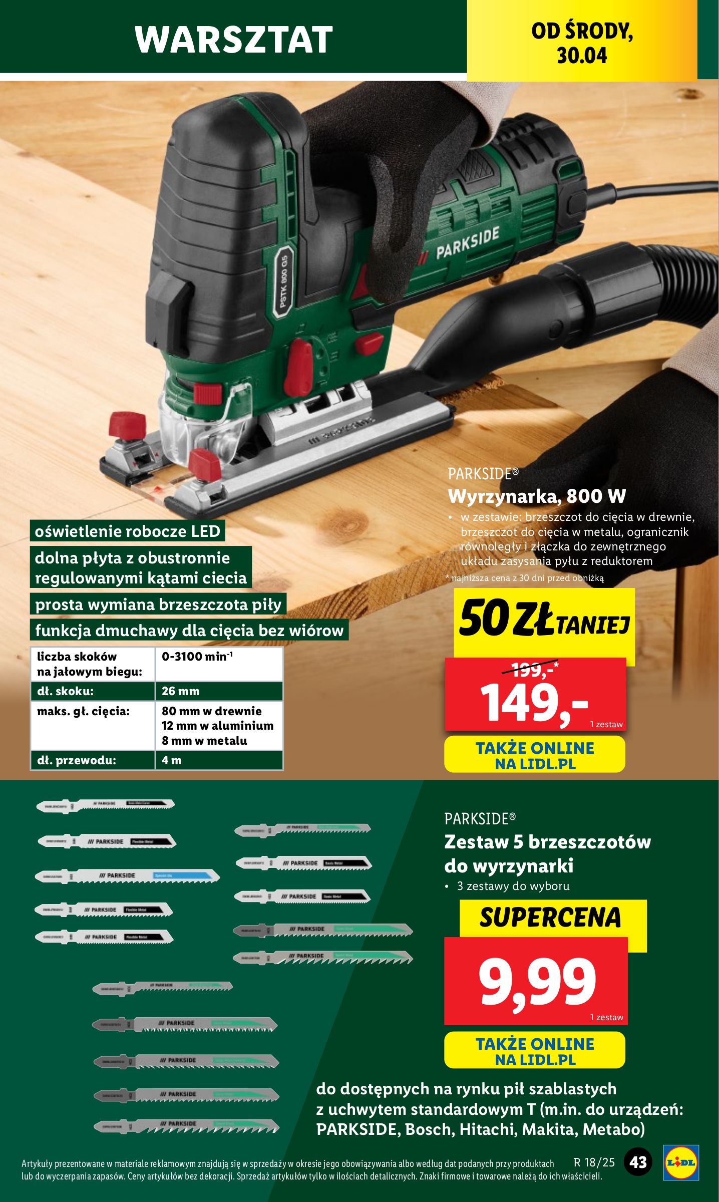 lidl - Lidl - Katalog Okazji gazetka ważna od 28.04. - 02.05. - page: 47 lidl - Lidl - Katalog Okazji gazetka ważna od 28.04. - 02.05. - page: 47