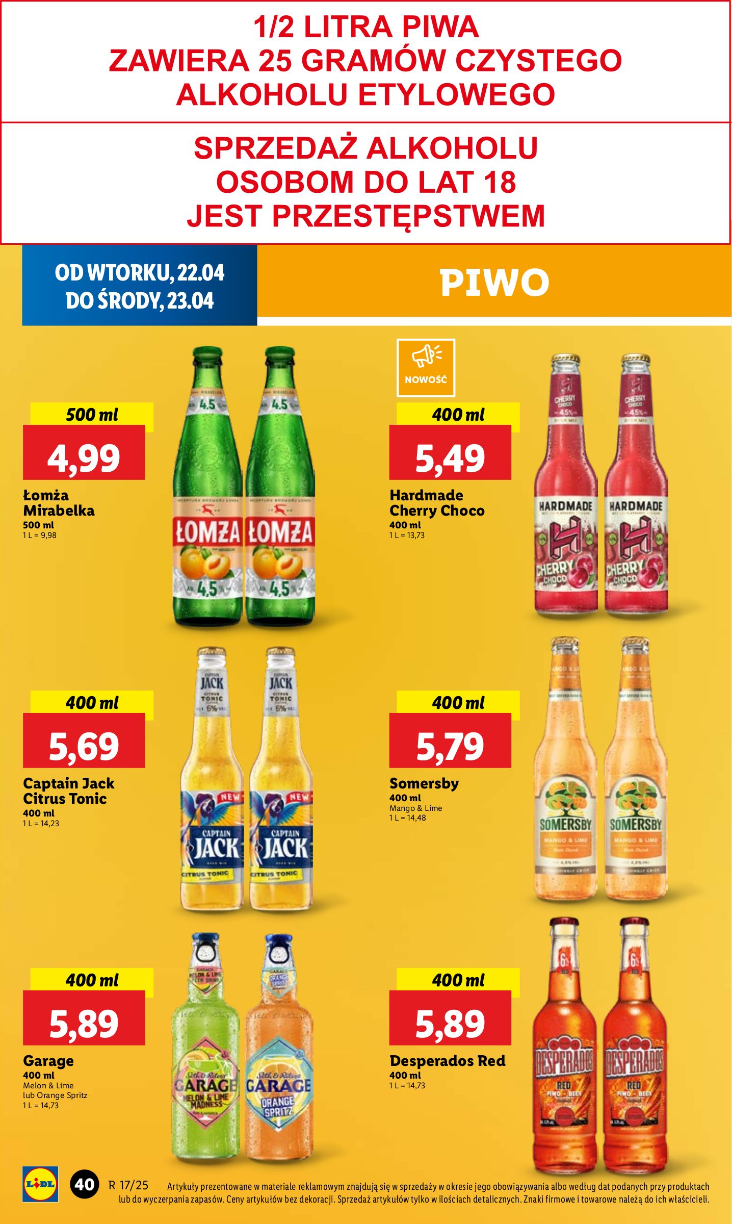 lidl - Lidl gazetka ważna od 22.04. - 23.04. - page: 42 lidl - Lidl gazetka ważna od 22.04. - 23.04. - page: 42