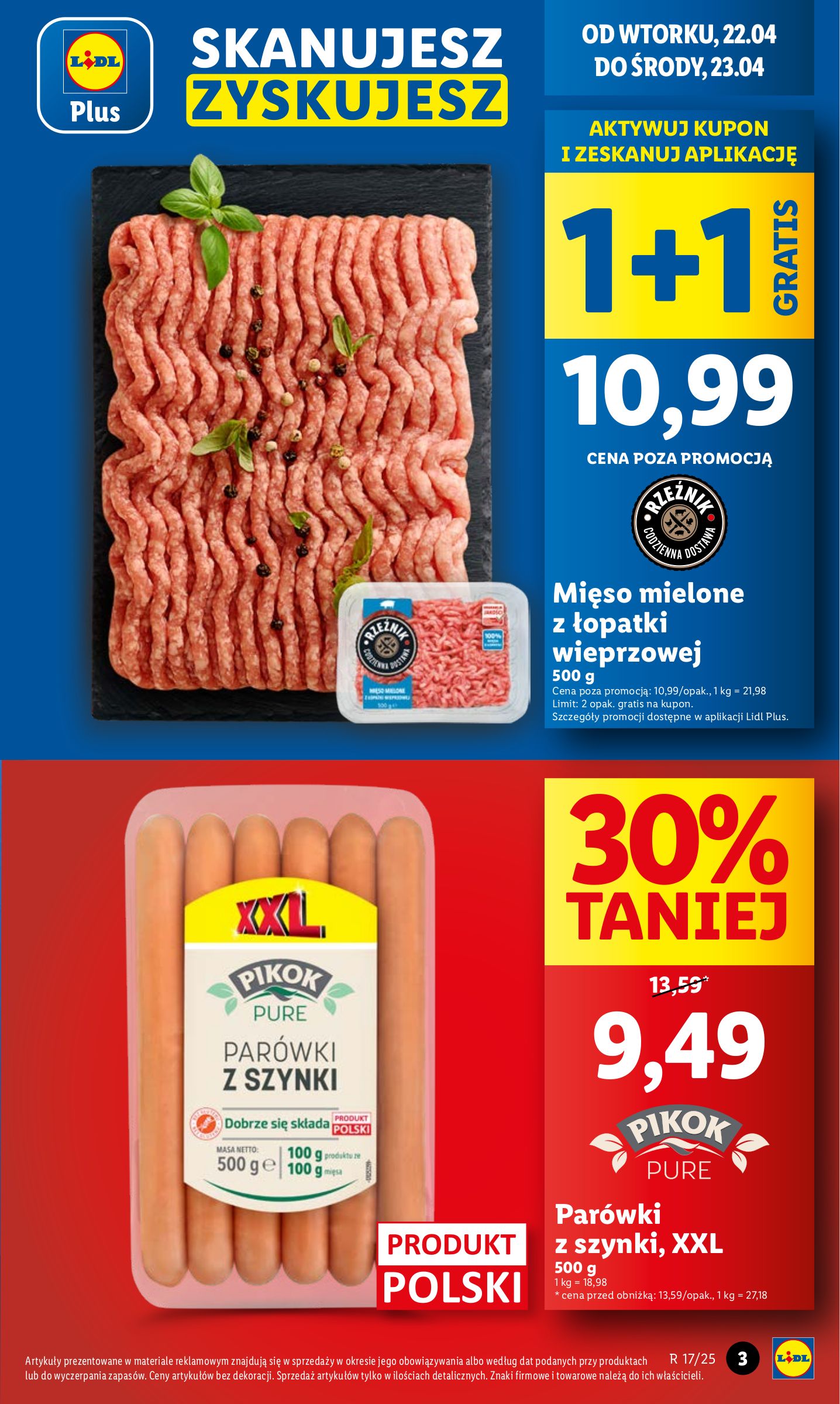 lidl - Lidl gazetka ważna od 22.04. - 23.04. - page: 3 lidl - Lidl gazetka ważna od 22.04. - 23.04. - page: 3